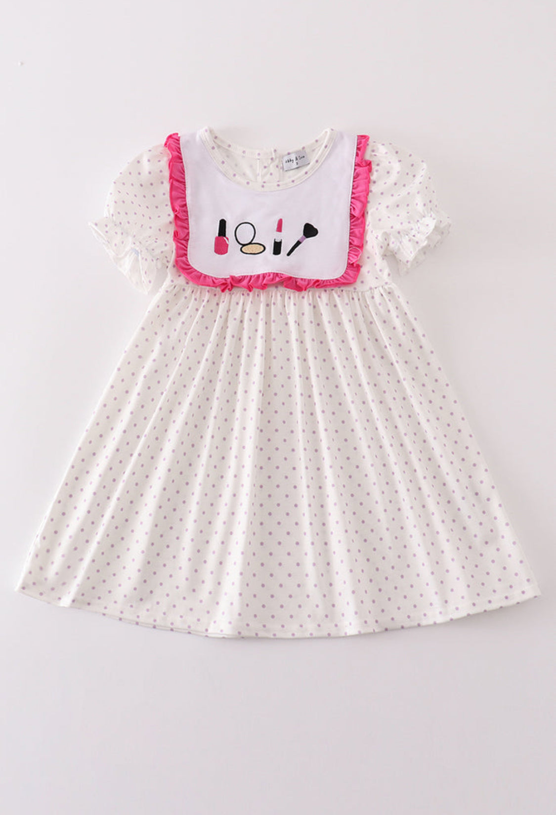 Rose Makeup Embroidery Girl Dress