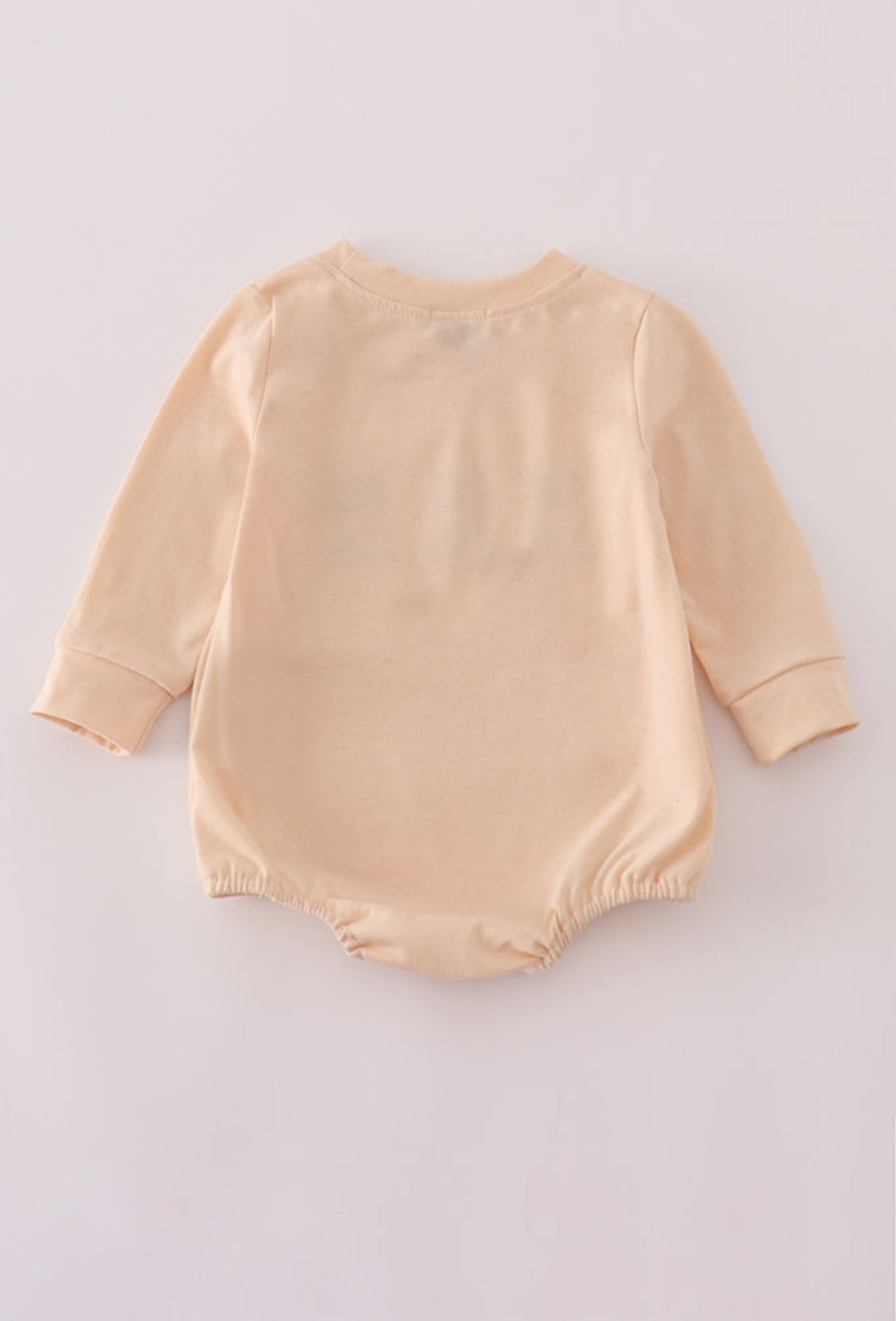 Cream Puppy Embroidery Boy Bubble