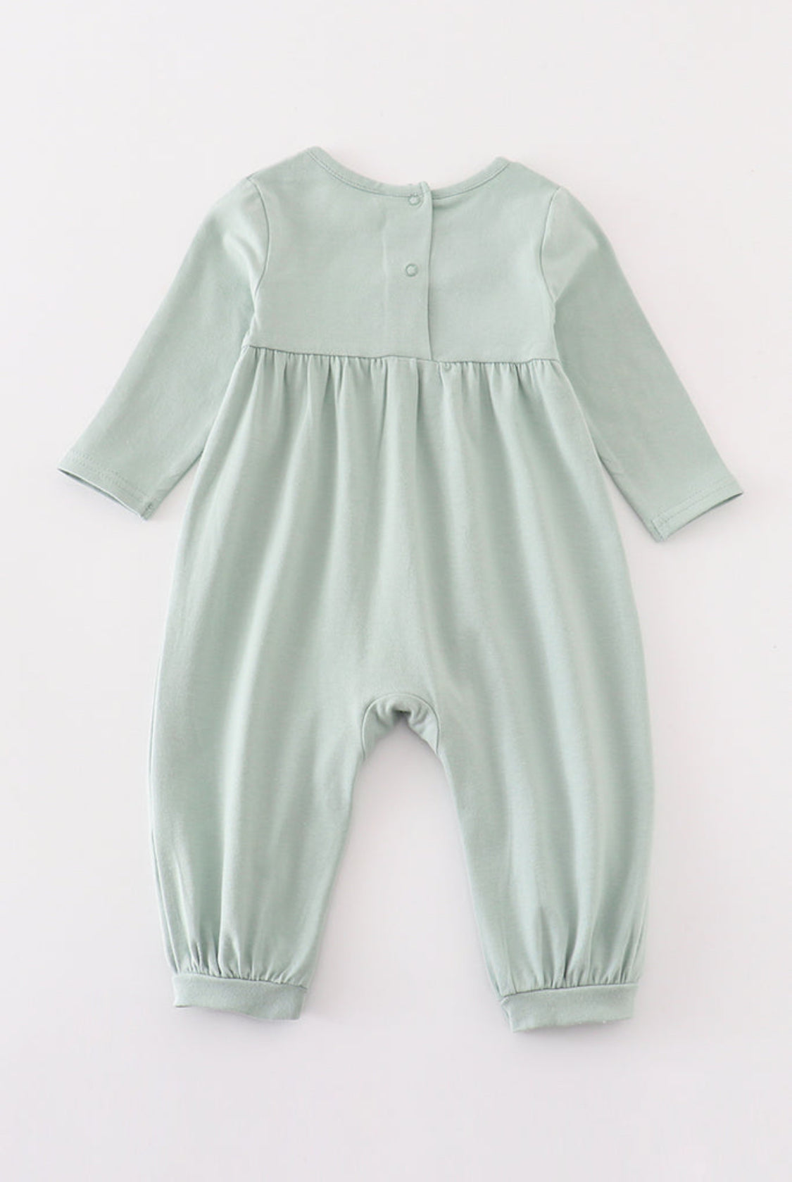 Premium Green Cow Appliqué Boy’s Romper