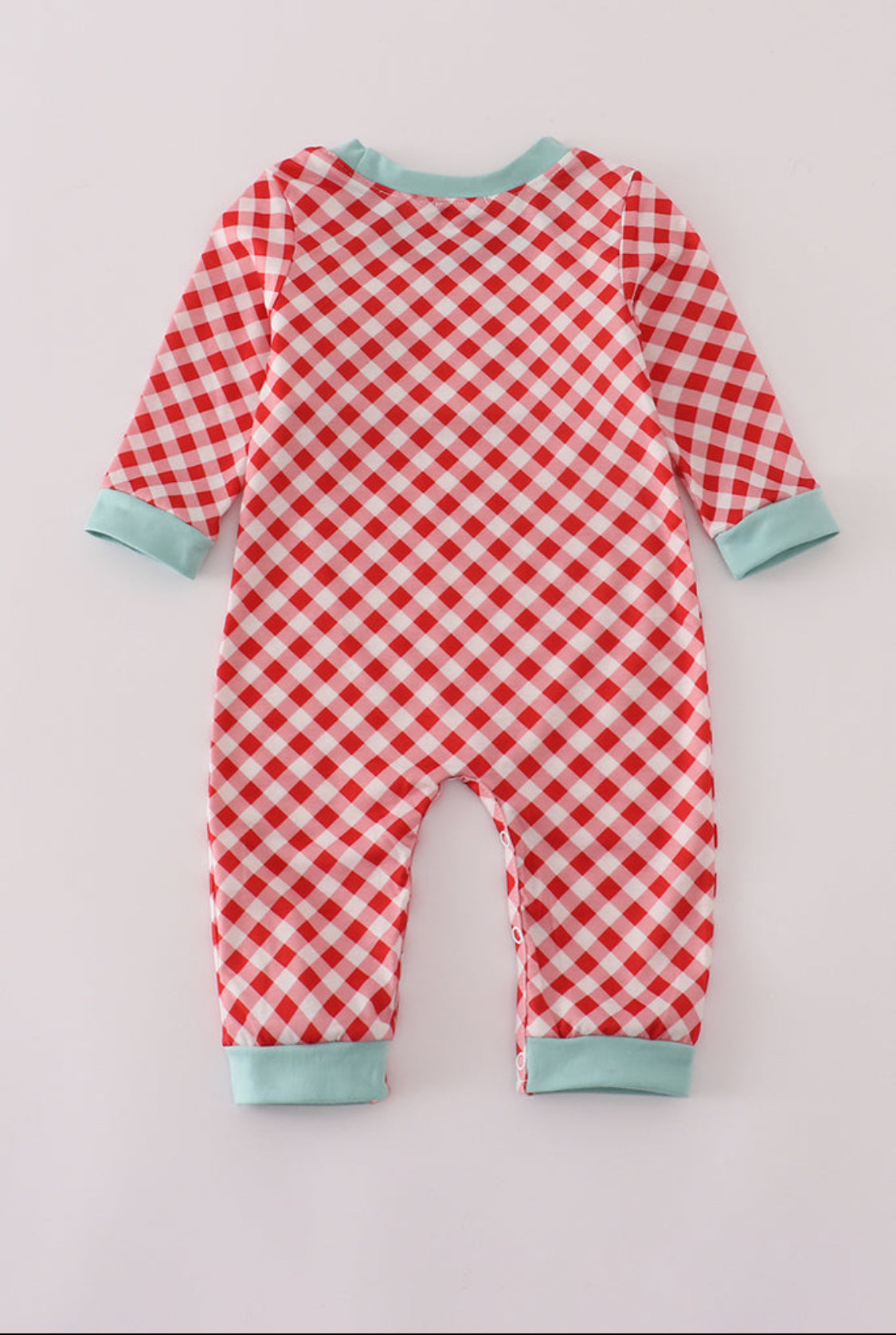 Red Farm Smocked Boy’s Romper