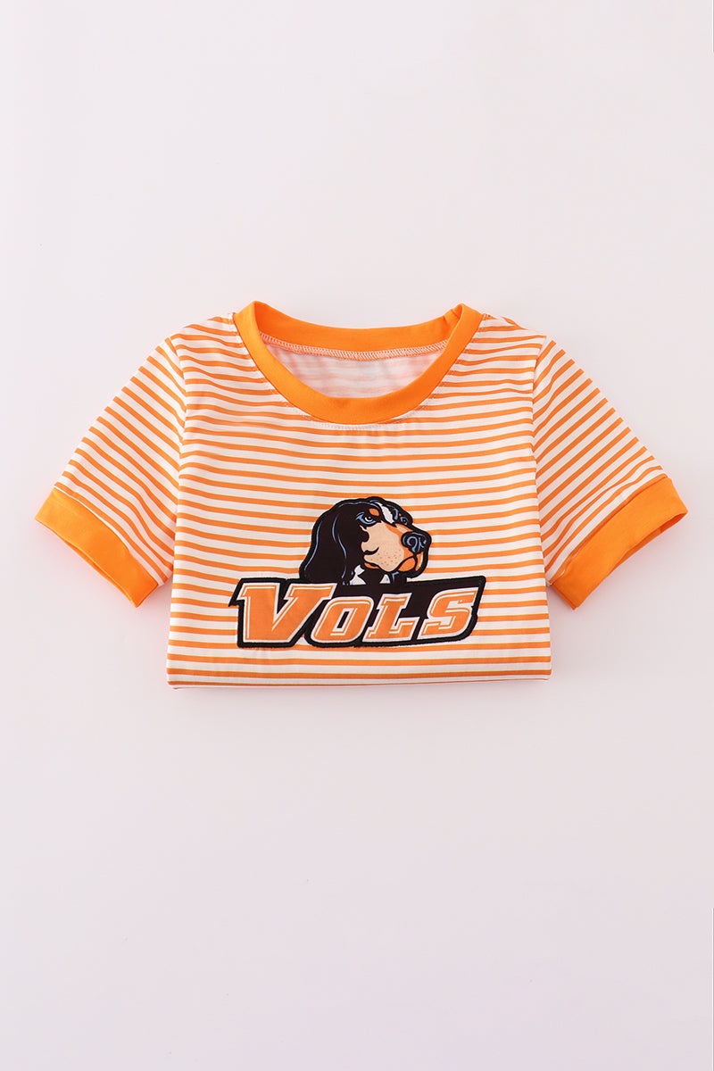 Tennessee applique stripe top