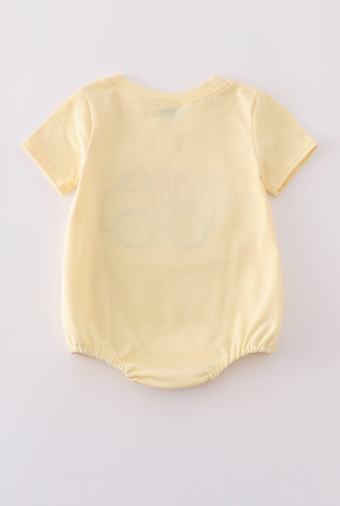 Yellow Truck Appliqué Boy’s Bubble