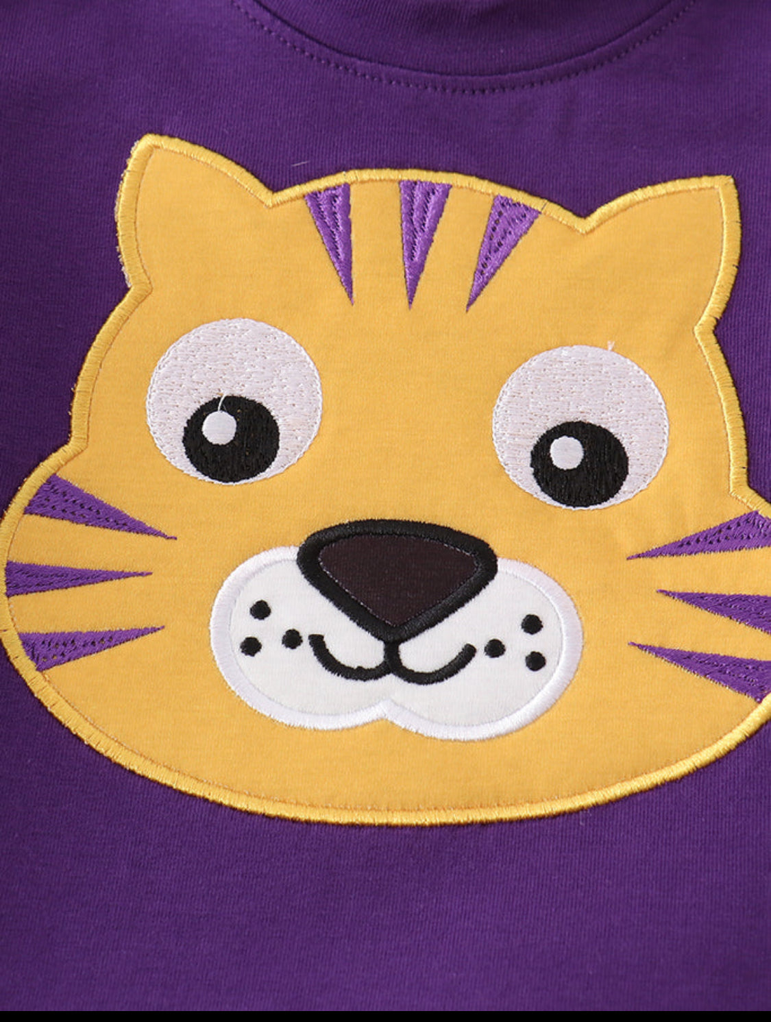 Purple/Yellow Tallassee Tigers Bloomer Set