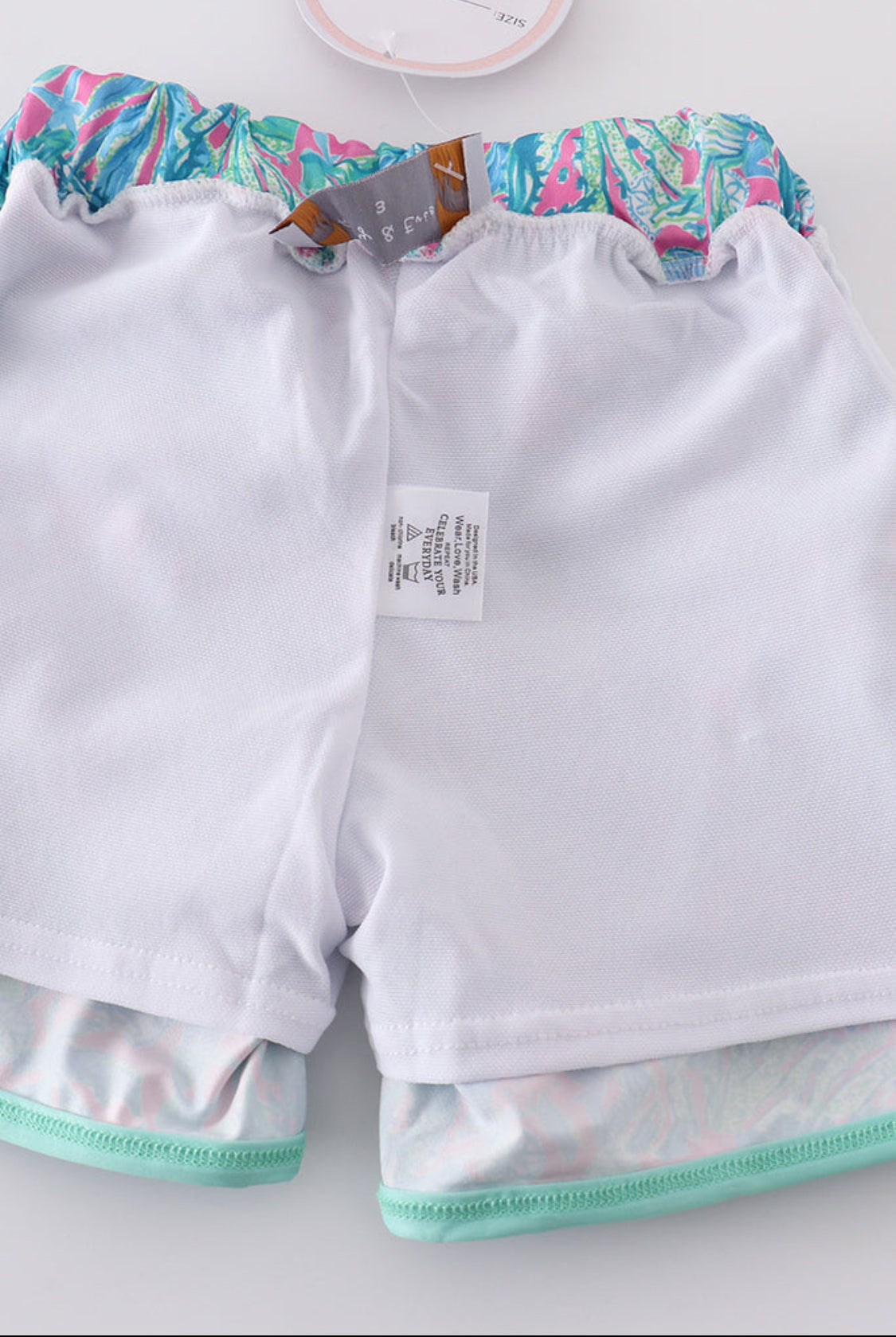 Green Jungle Bloom Boy’s Shorts/Swim Trunks