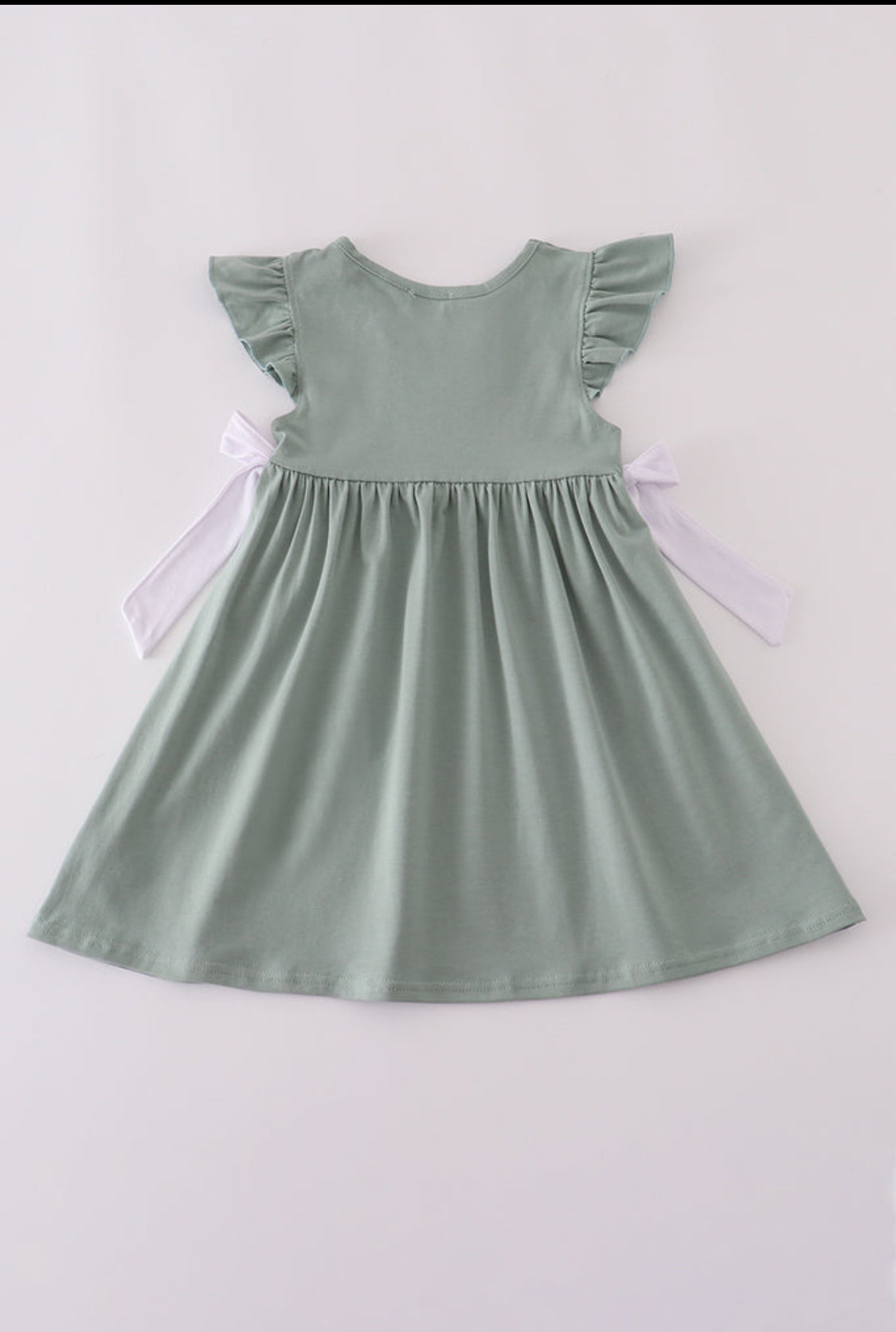Sage Ruffle dress
