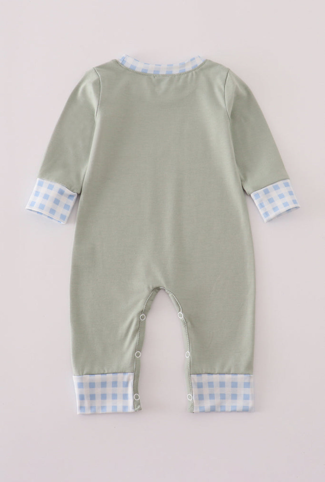 Sage Pumpkin Turkey Applique Boy’s Romper