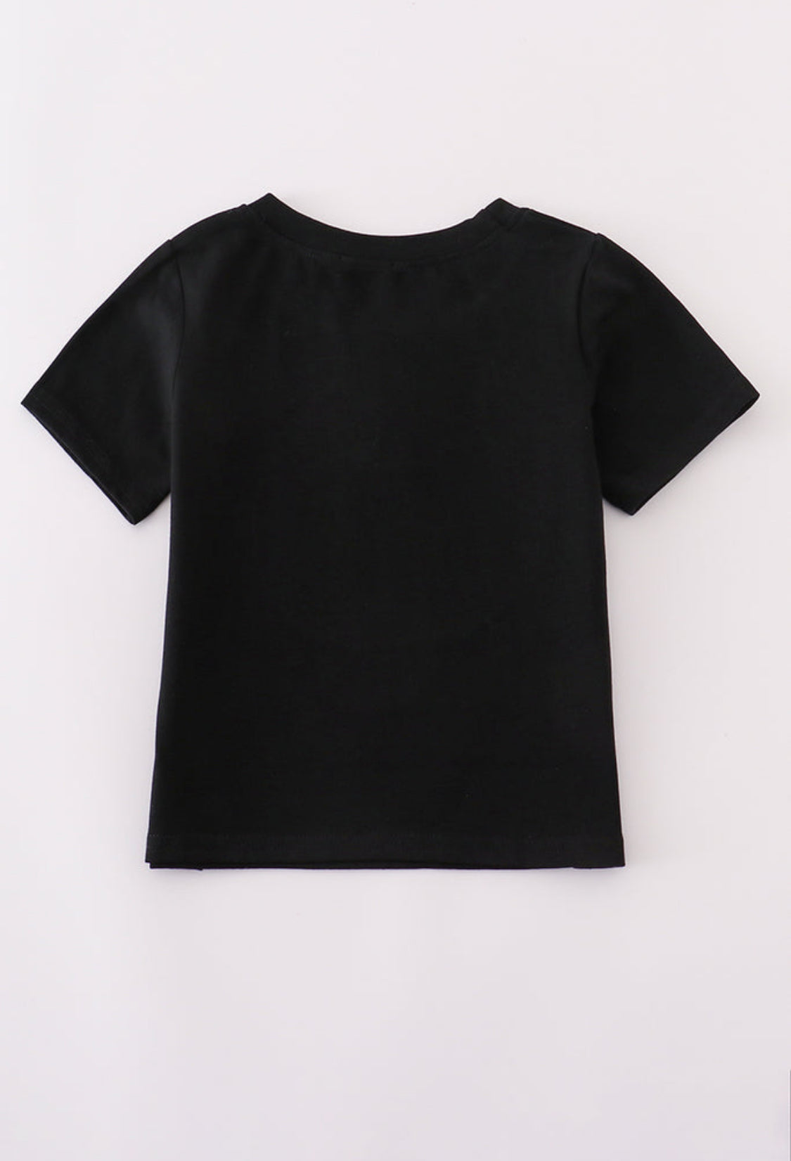 Black Camouflage Pumpkin Appliqué Unisex Top