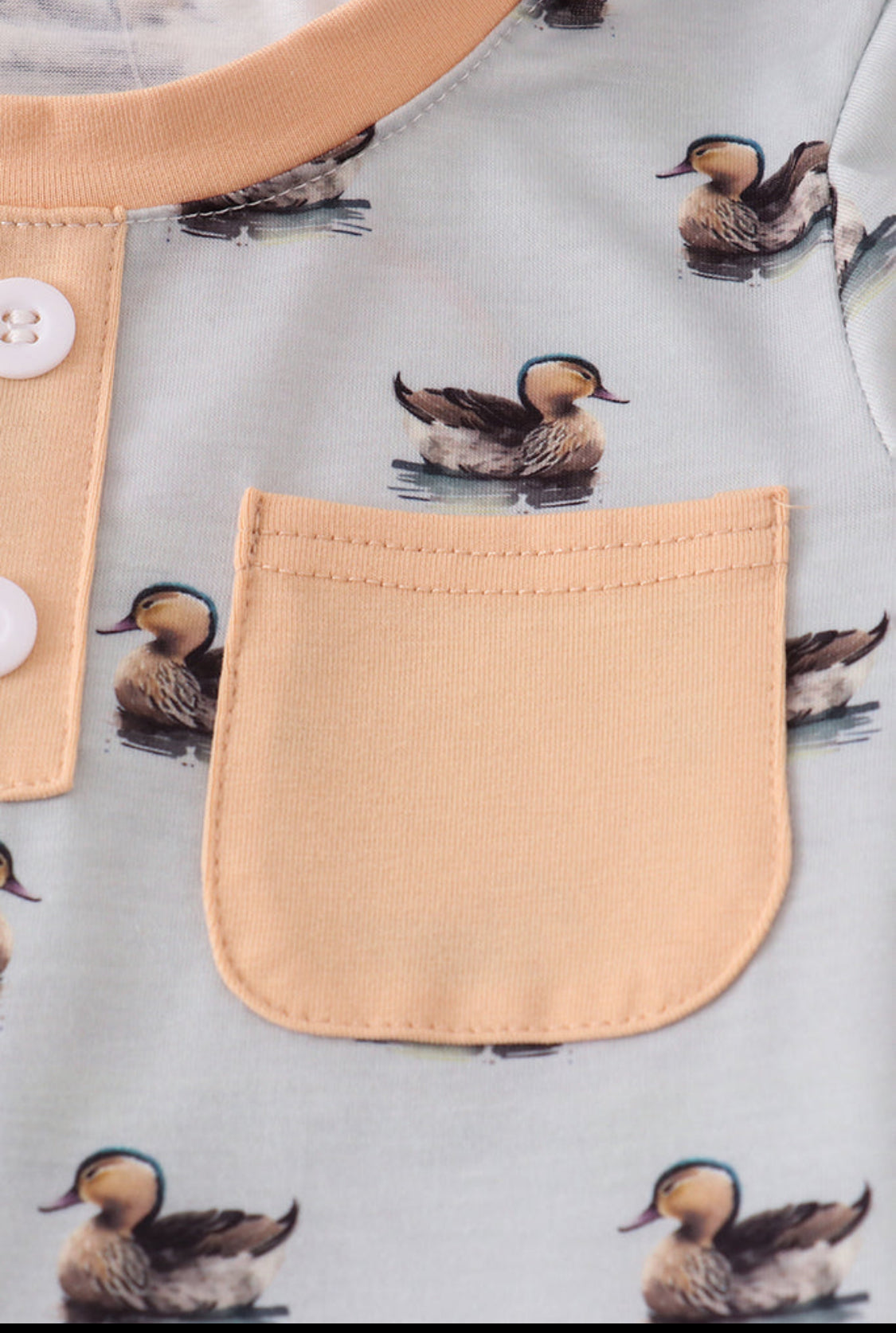 Duck Print Boy’s Shorts Set