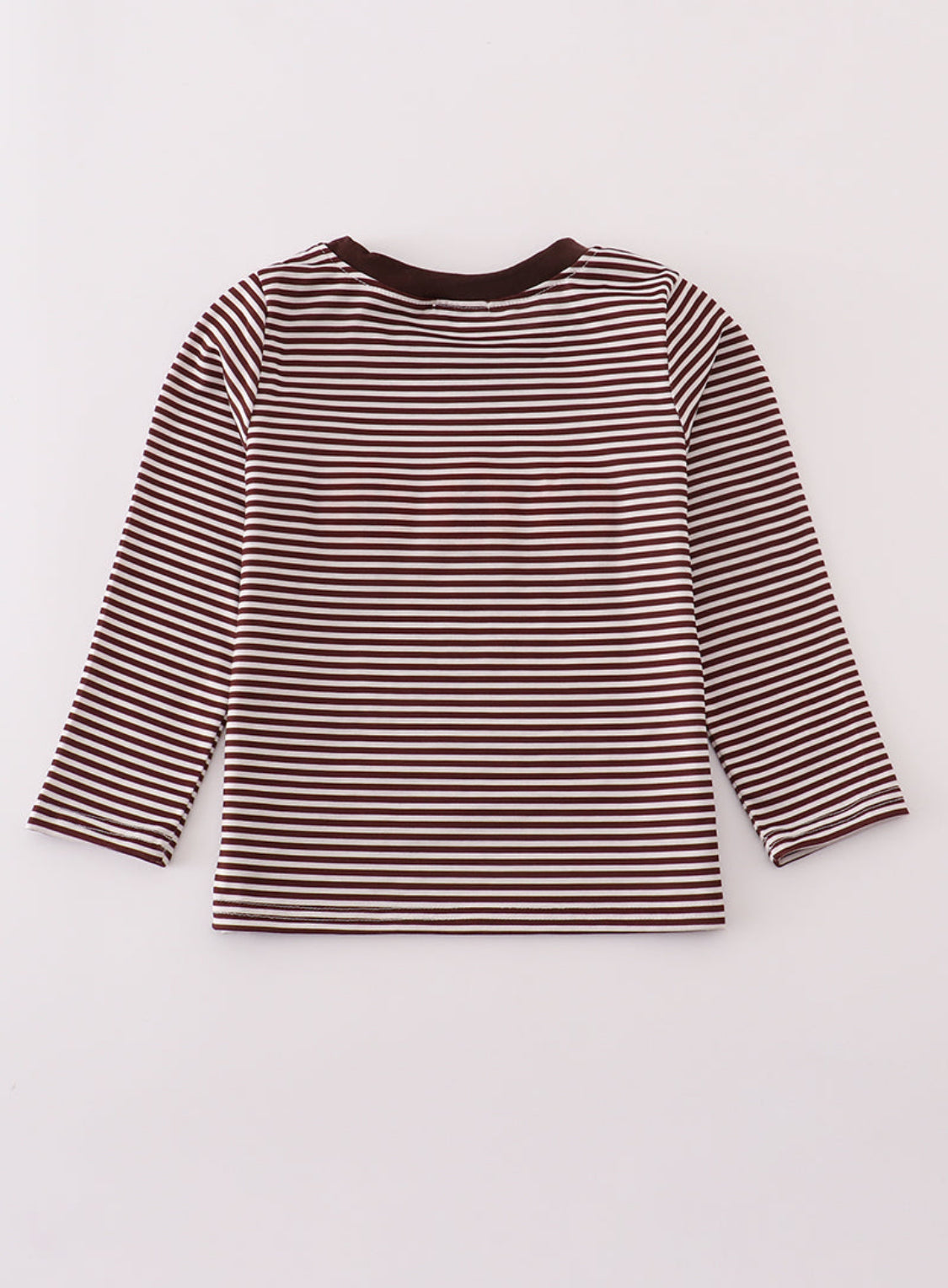 Brown Turkey French Knot Stripe Boy’s Top