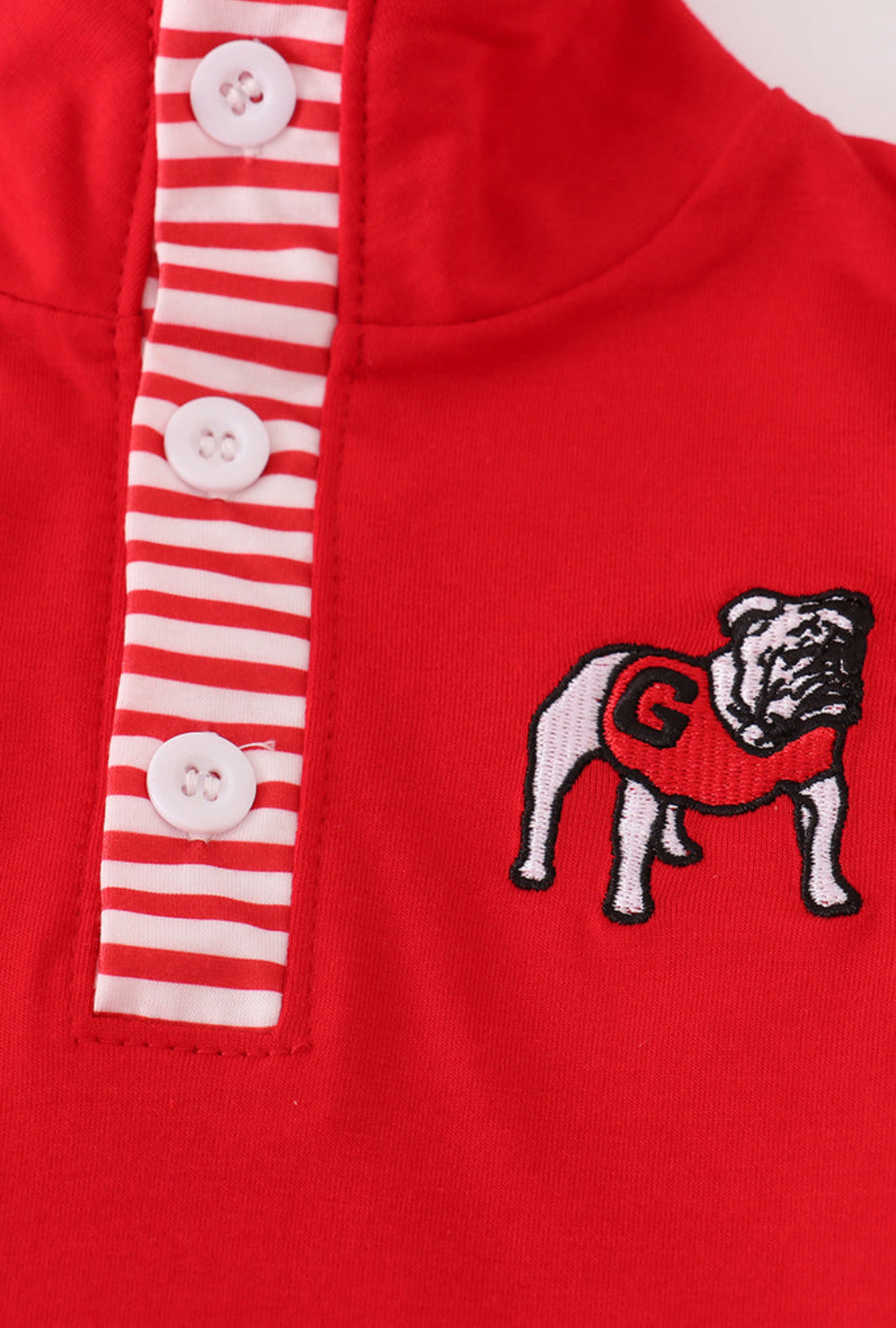 Georgia Embroidery Stripe Boy’s Pants Set