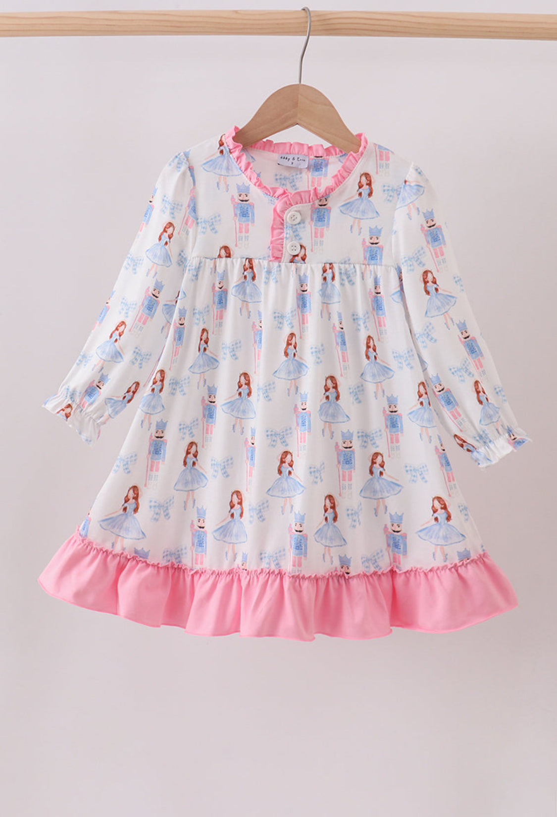 Pink Nutcracker Ruffle Dress