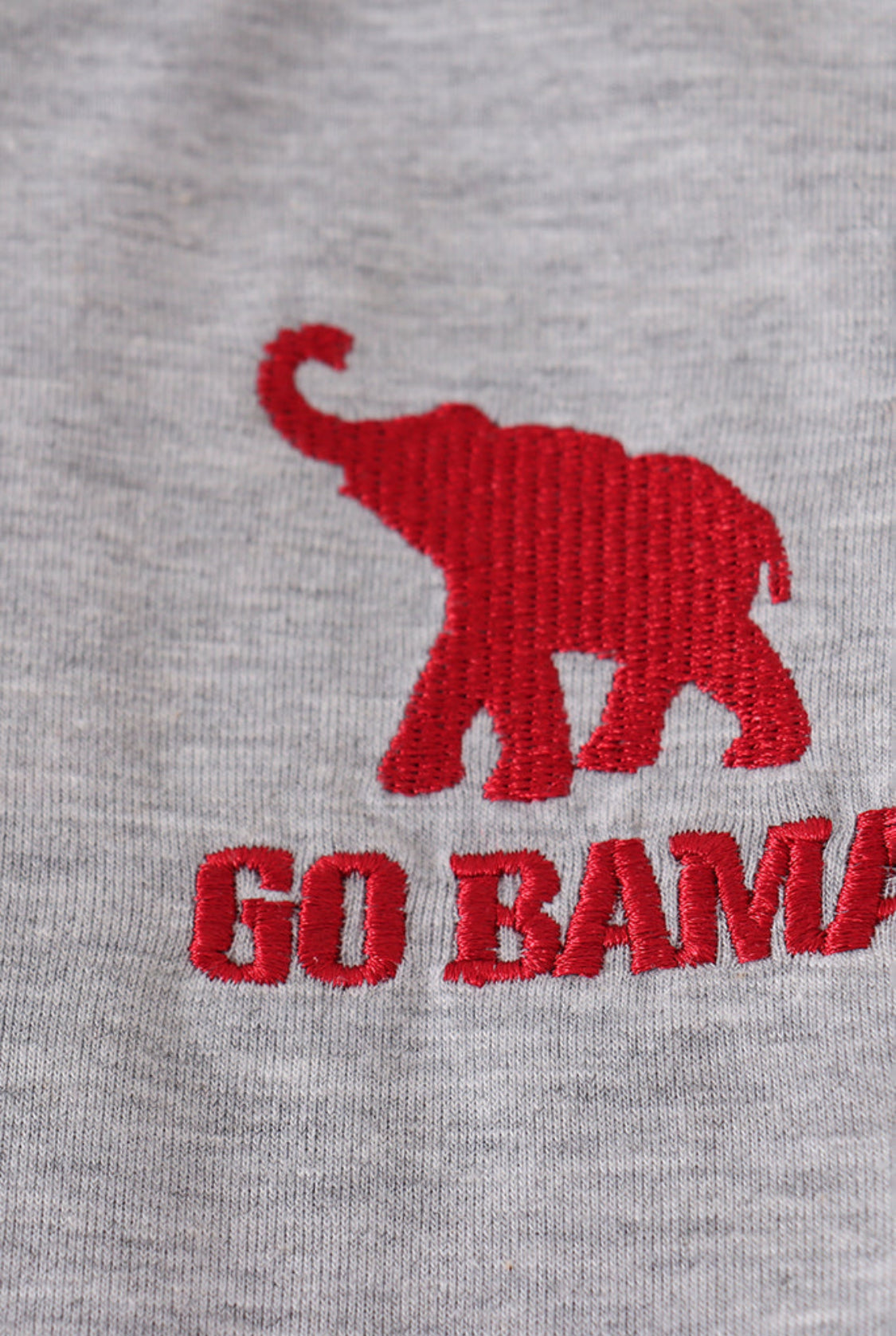 Grey Alabama Embroidery Boy’s Pants Set