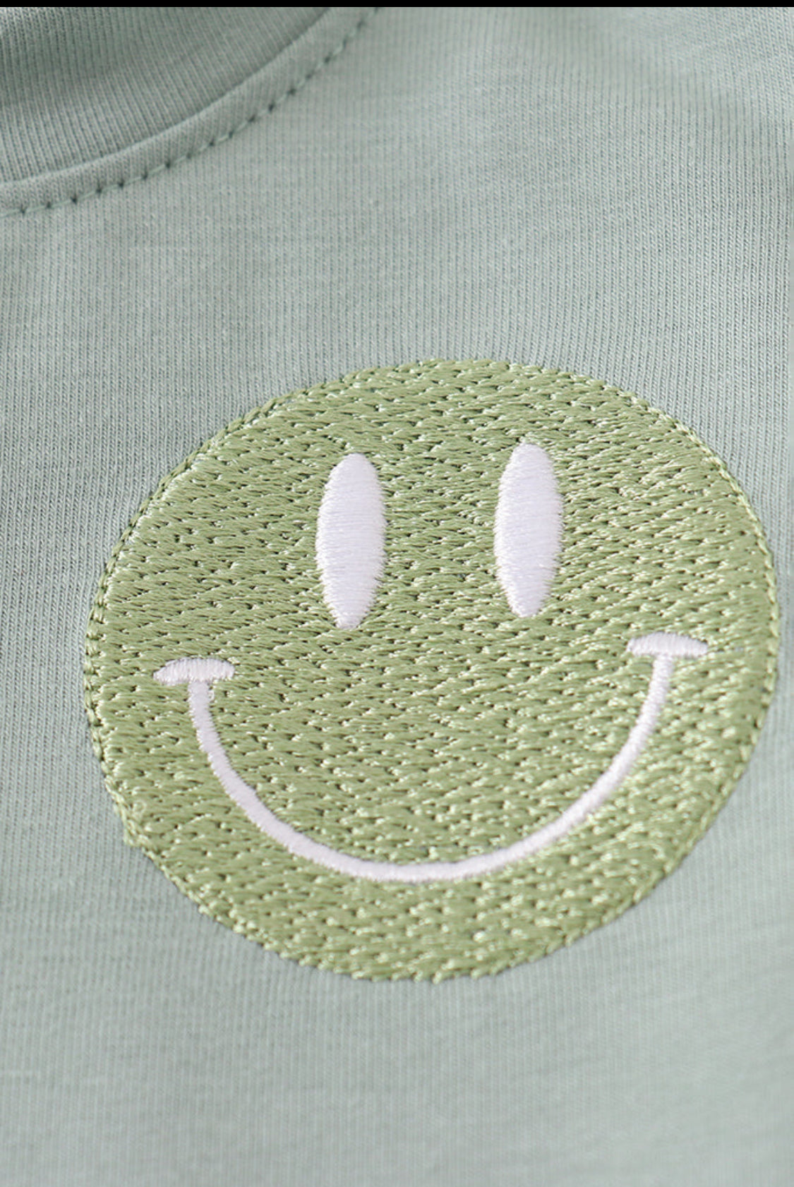 Green Smile Gingham Boy’s Bloomer Set