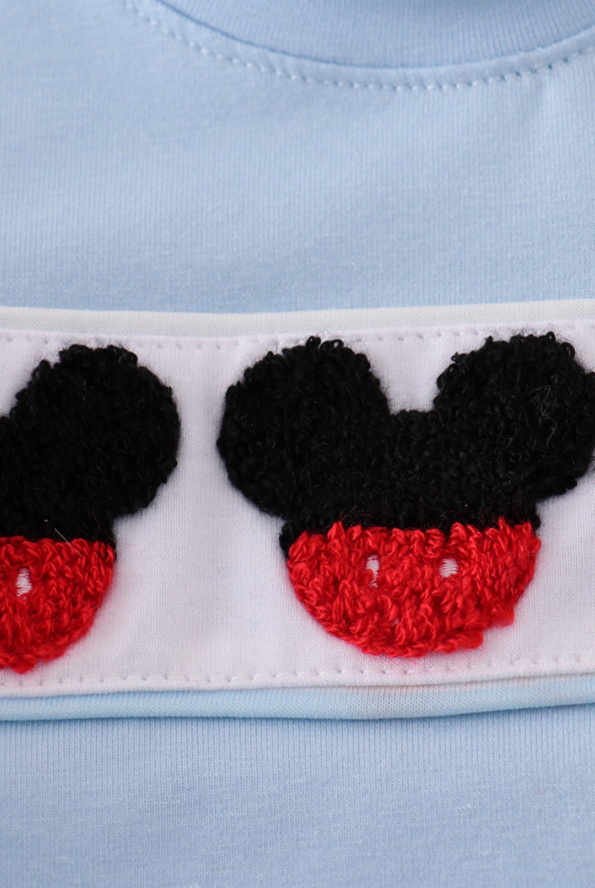 Boys Blue Character French Knot Bubble
