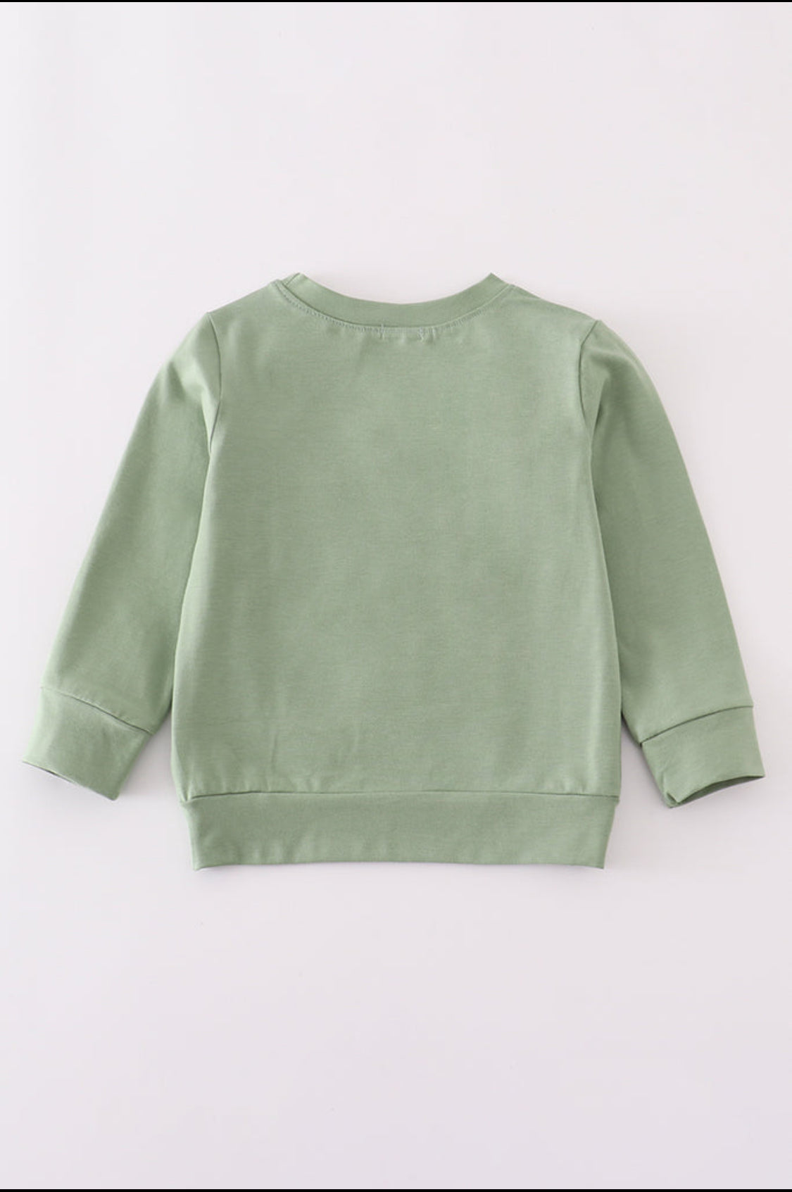 Green Reindeer Embroidery Boy’s Top