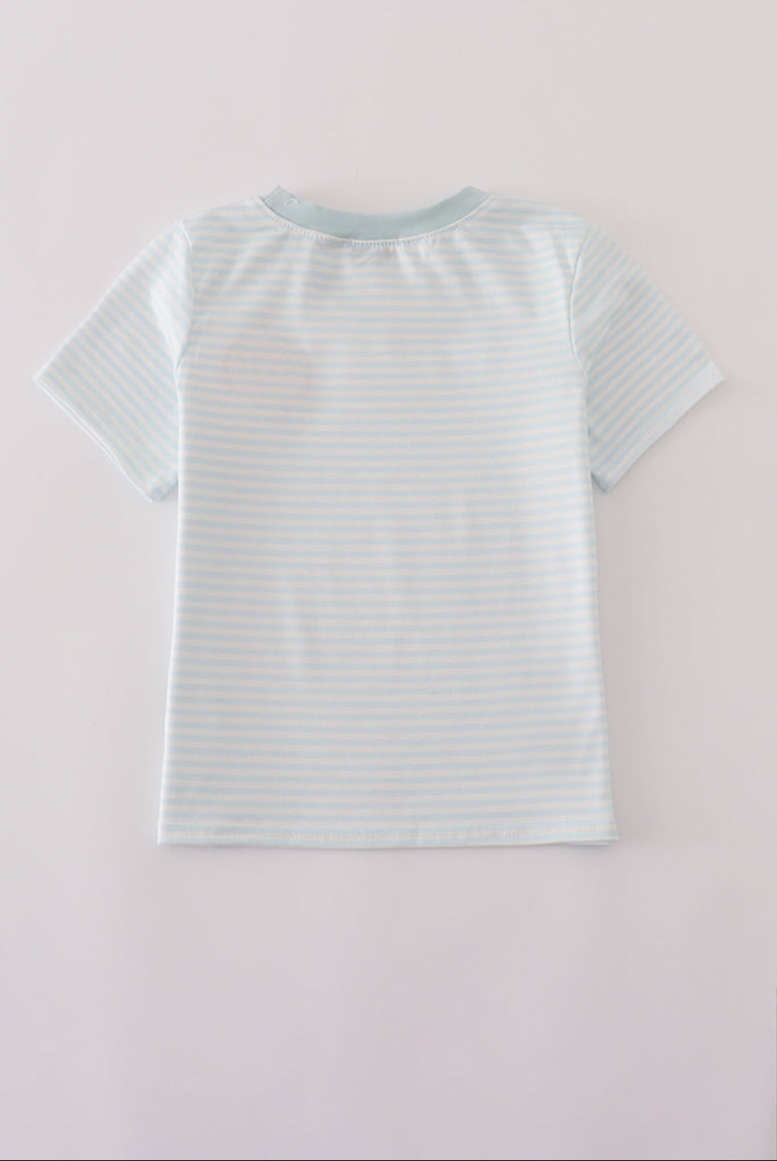 Blue Pumpkin Embroidery Stripe Boy’s Top