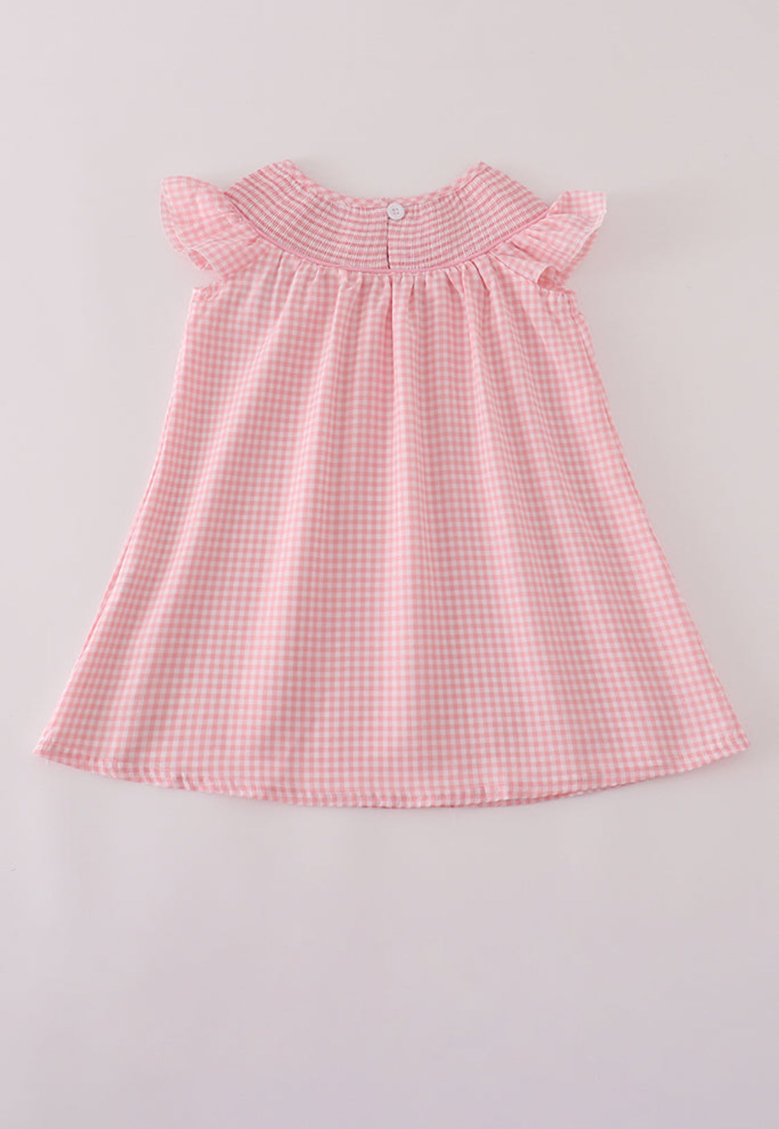 Pink Floral Smocked Dress