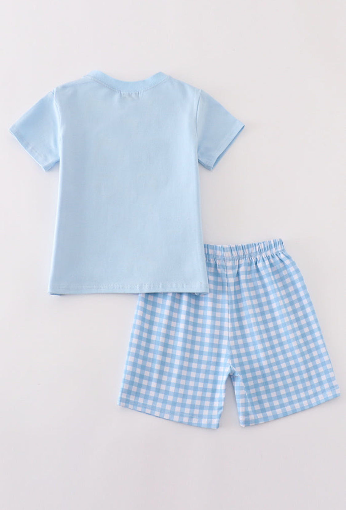 Blue Truck Pumpkin Embroidery Boy Set