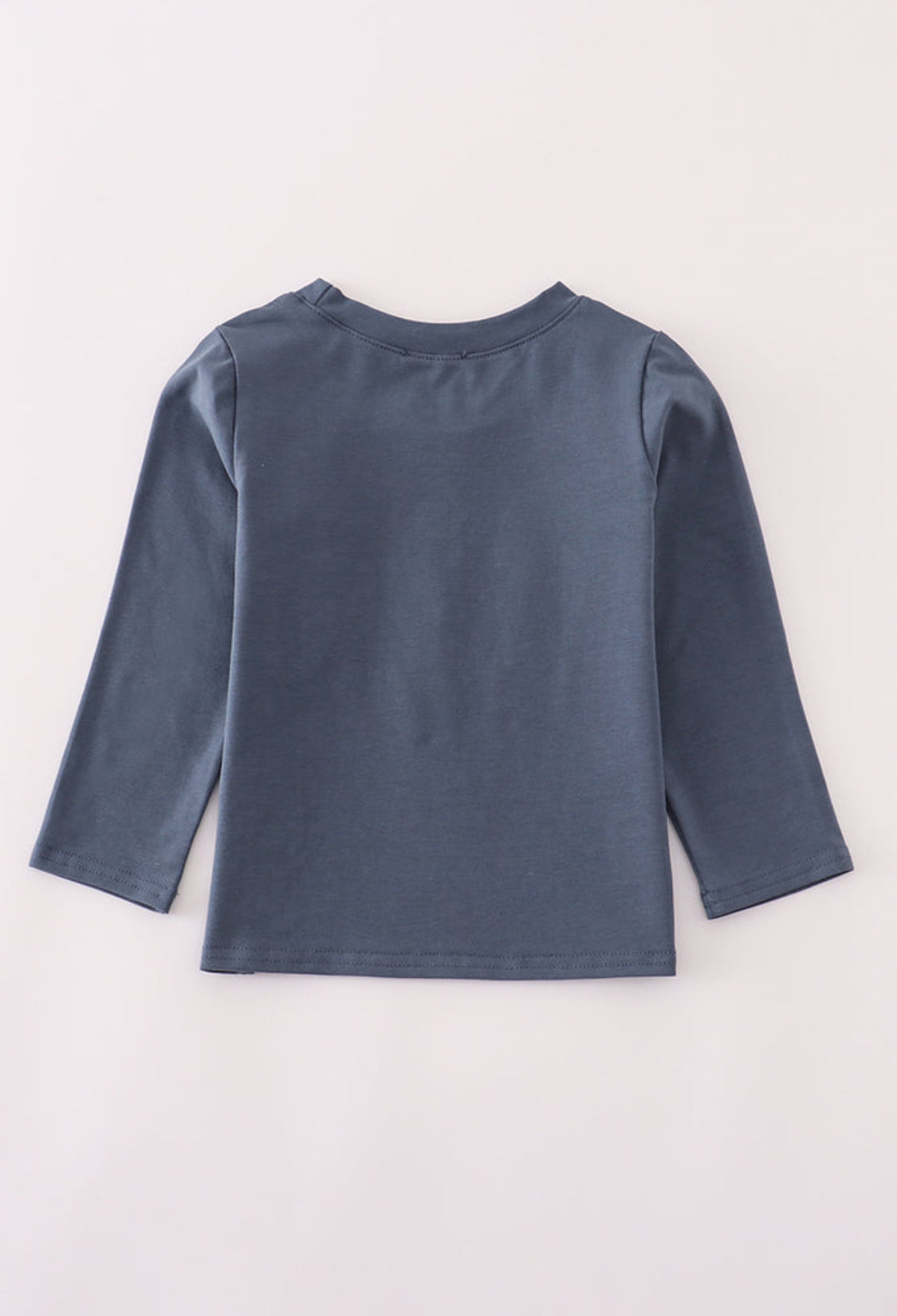 Navy Character Embroidery Boy’s Top
