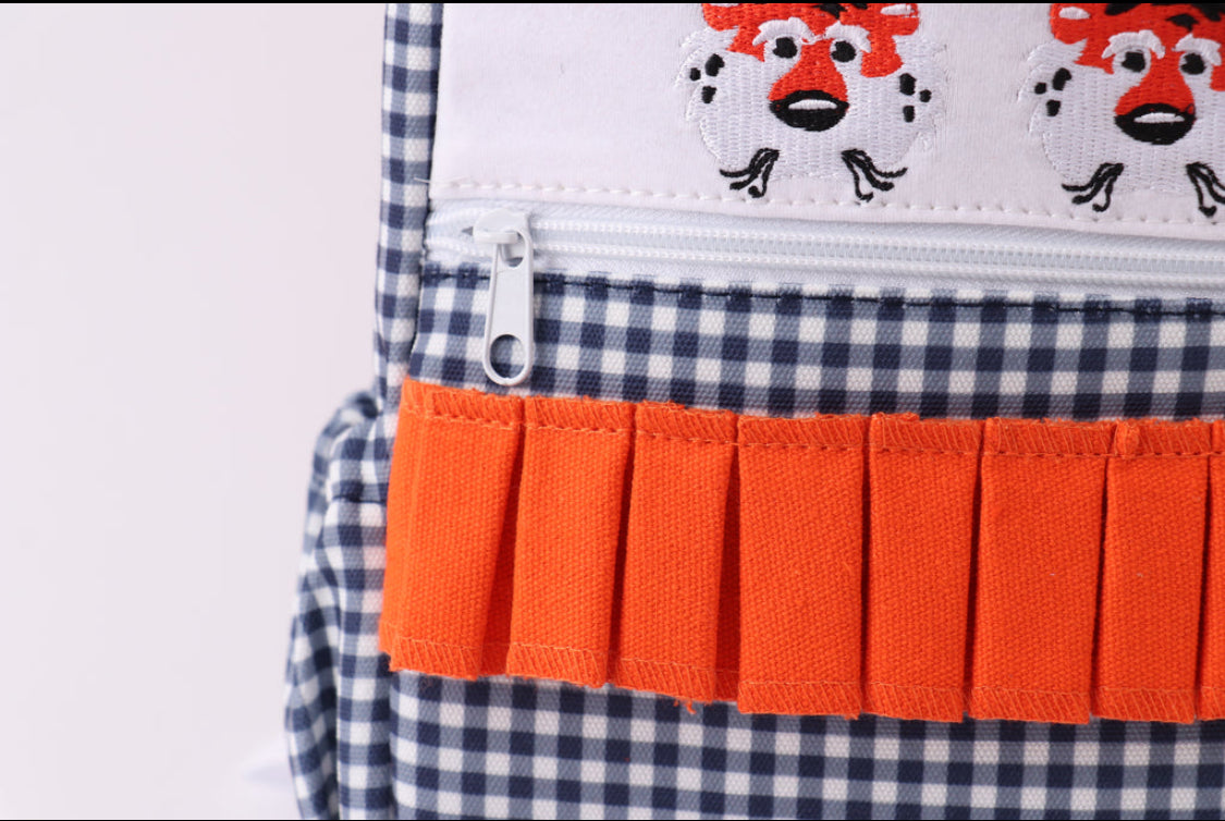 Auburn Tigers Embroidery Girl’s School Bag/Backpack