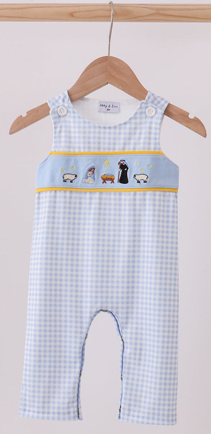 Blue Nativity Embroidery Boy’s JonJon