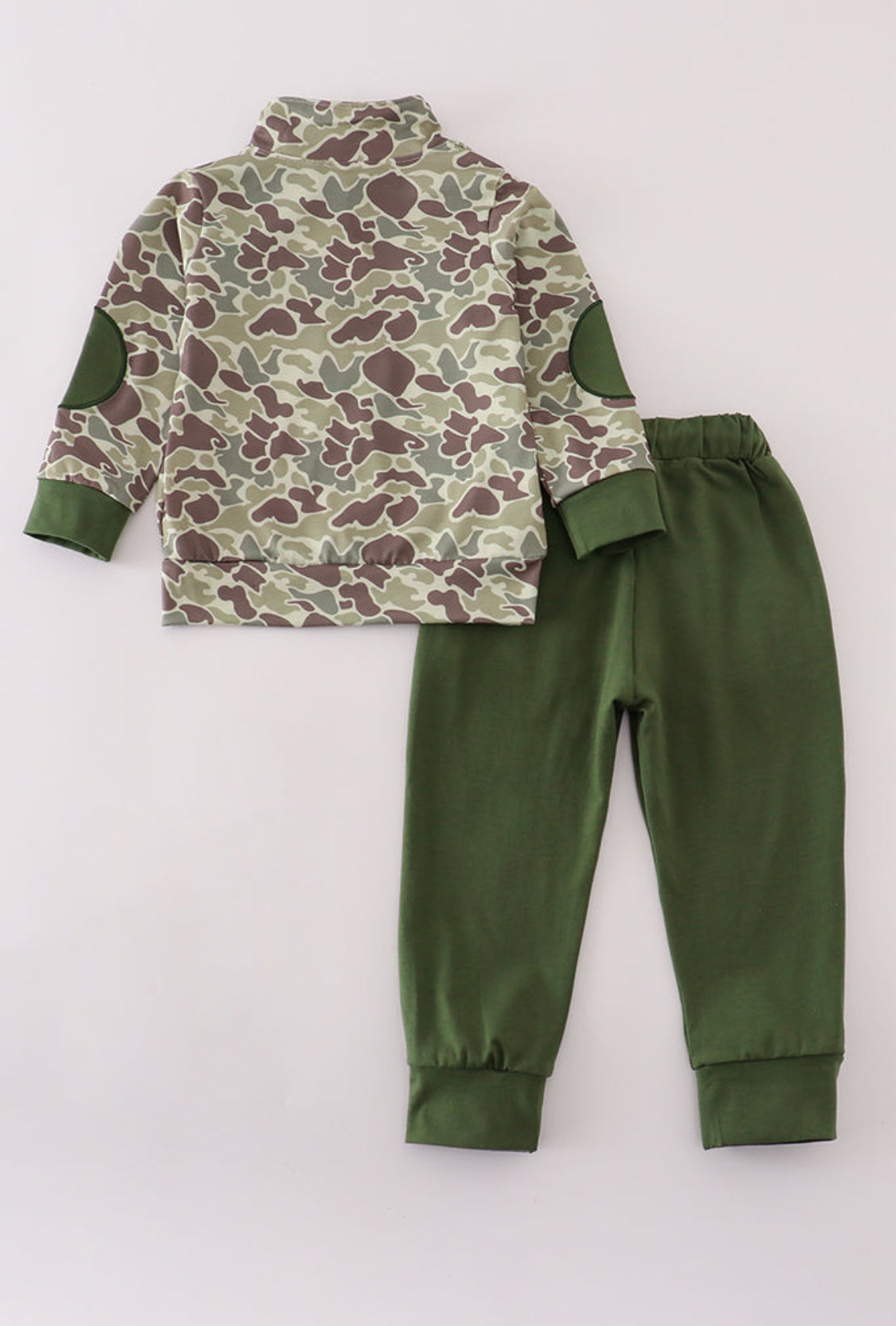Camouflage Print Boy’s Pants Set