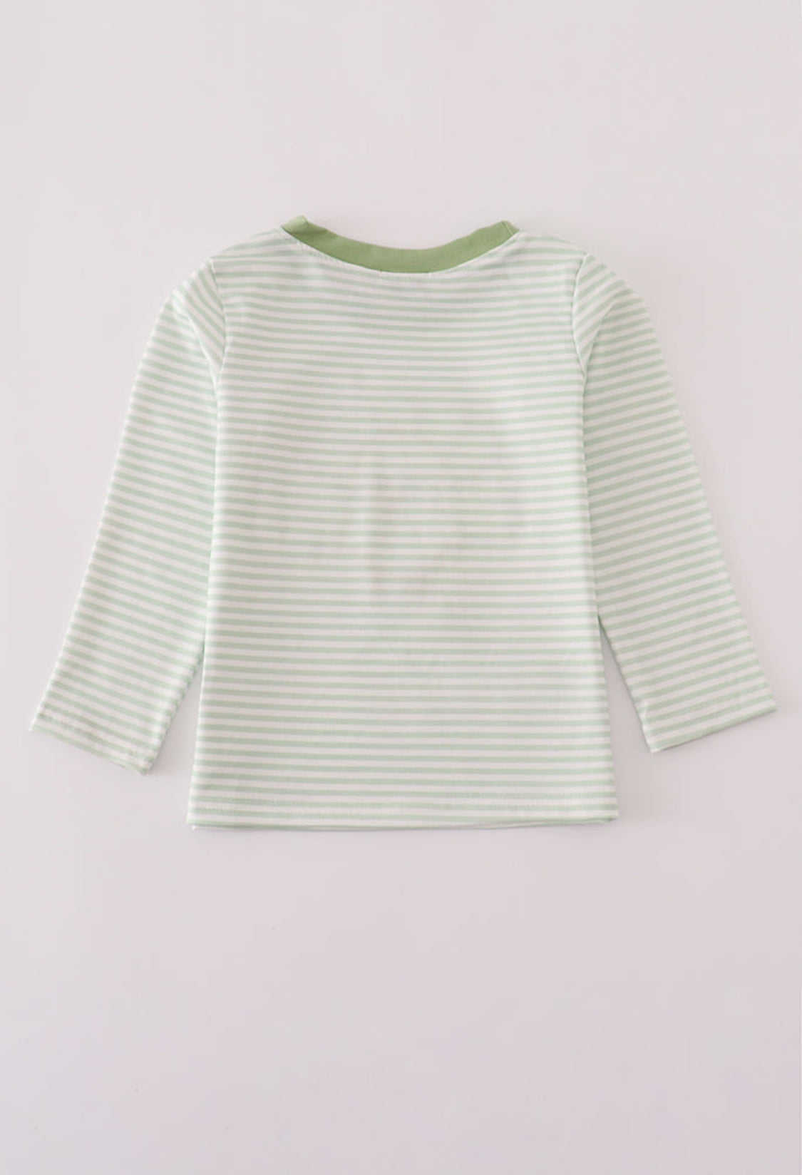 Sage Turkey Appliqué Stripe Boy’s Tops