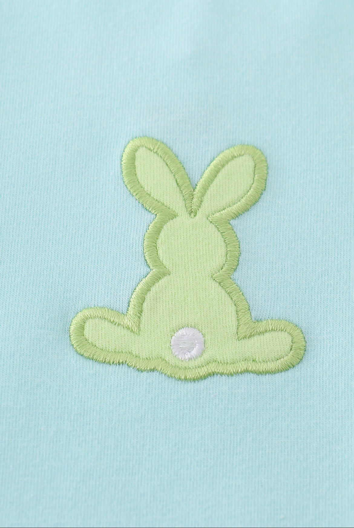 Boy’s Premium Mint Bunny Embroidered Top