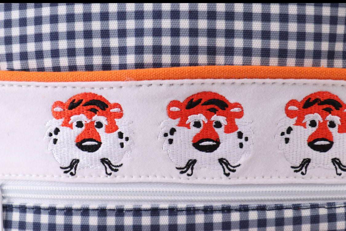 Auburn Tigers Embroidery Girl’s School Bag/Backpack