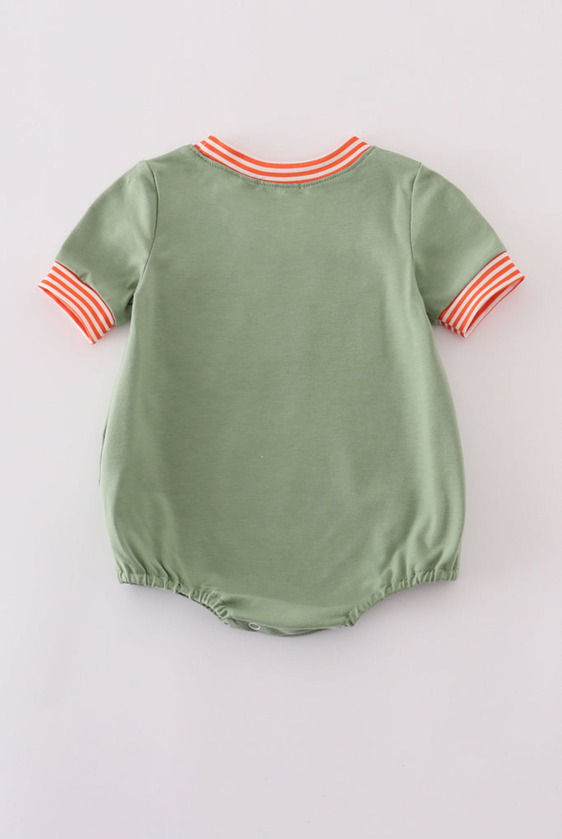 Green Pumpkin Smocked Boy’s Bubble