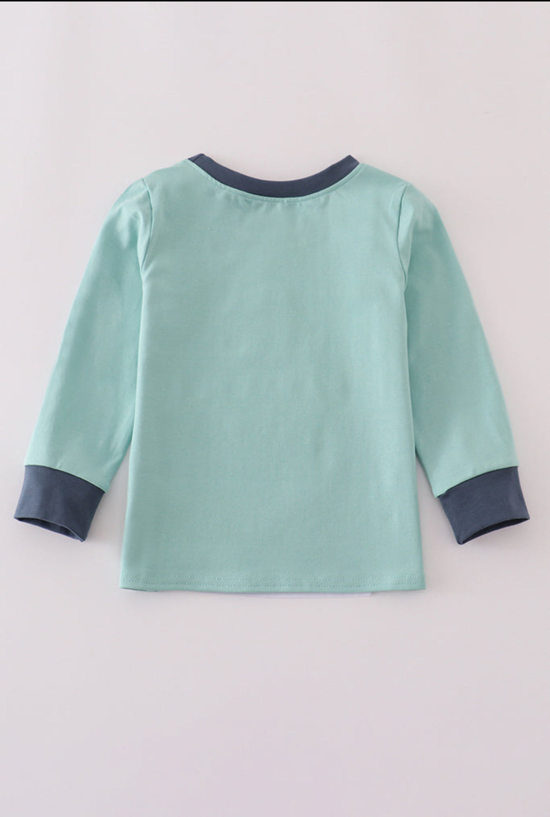 Green Scarecrow Appliqué Boy’s Top