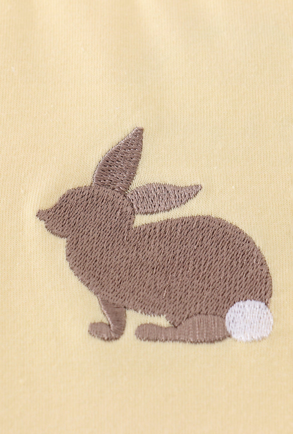 Boy’s Premium Mustard Bunny Egg Embroidered Shirt