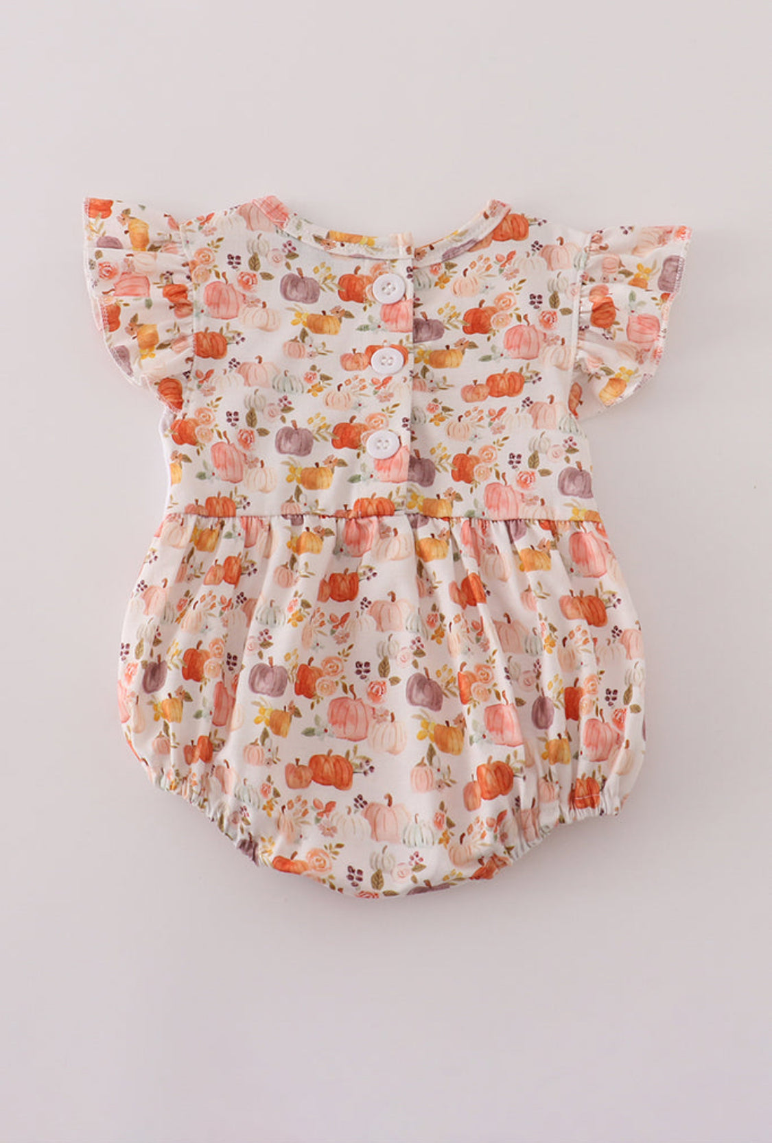 Beige French Knot Ruffle Girl’s Bubble