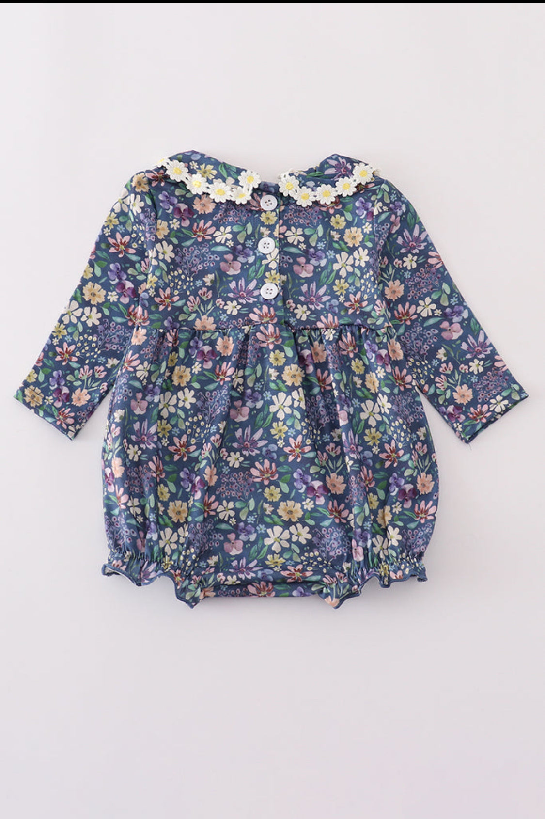 Purple Floral Lace Girl Bubble