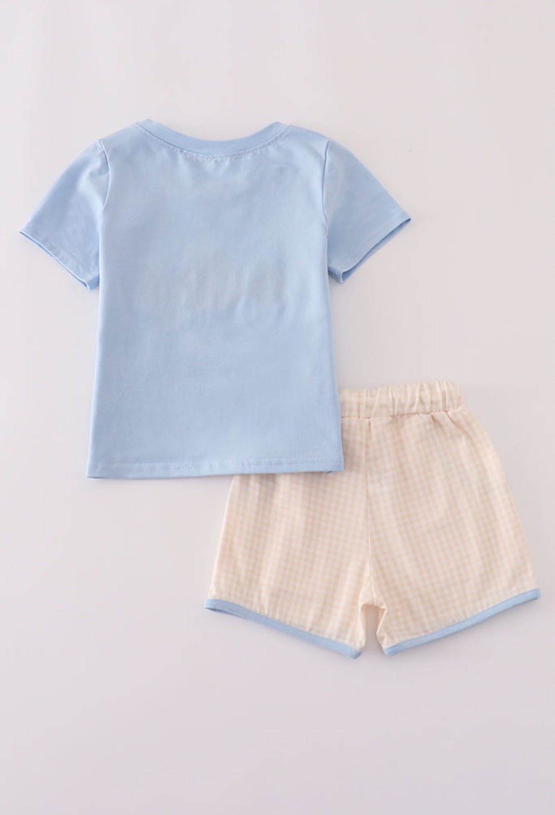 Blue Pumpkin French Knot Boy’s Shorts Set