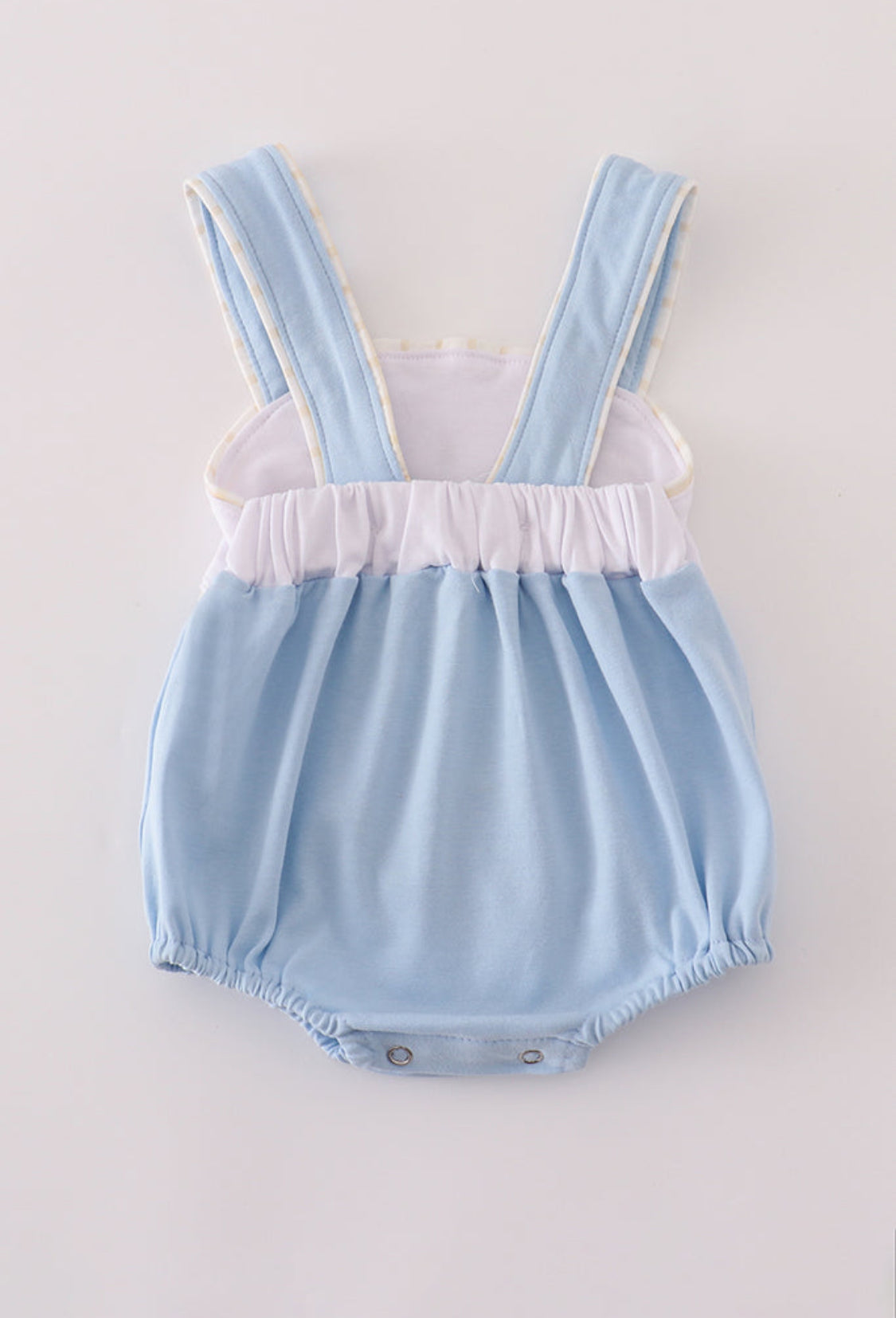 Blue Embroidery Unisex Bubble
