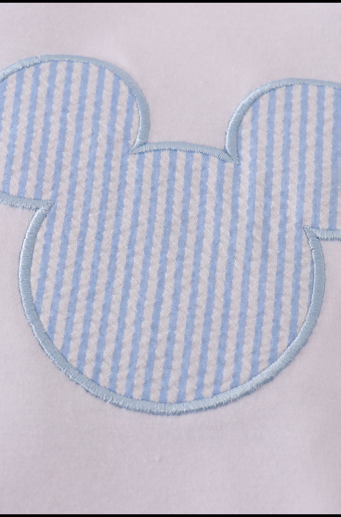 Blue Character Appliqué Boy’s Short Set