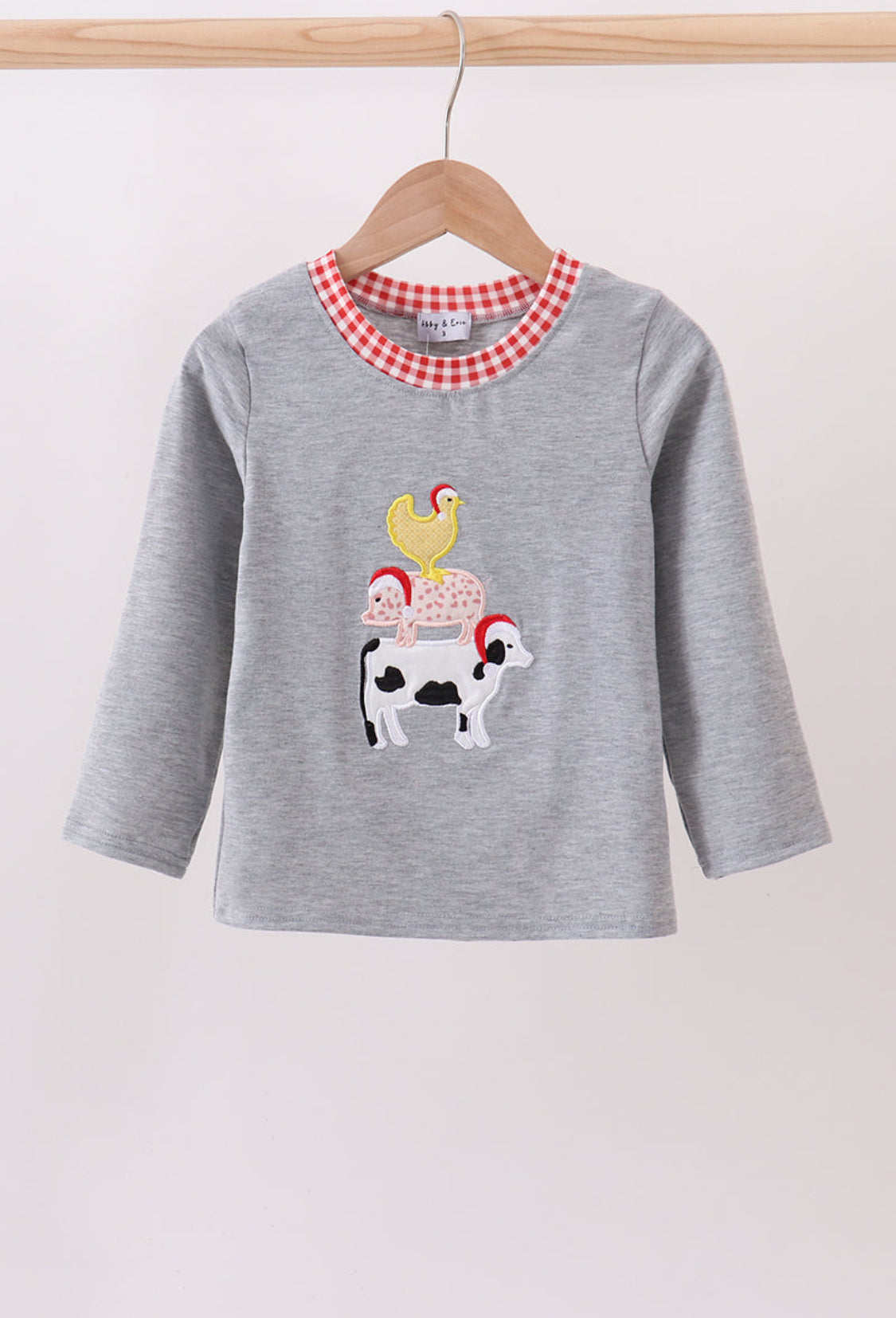 Gray Farm Appliqué Boy’s Top