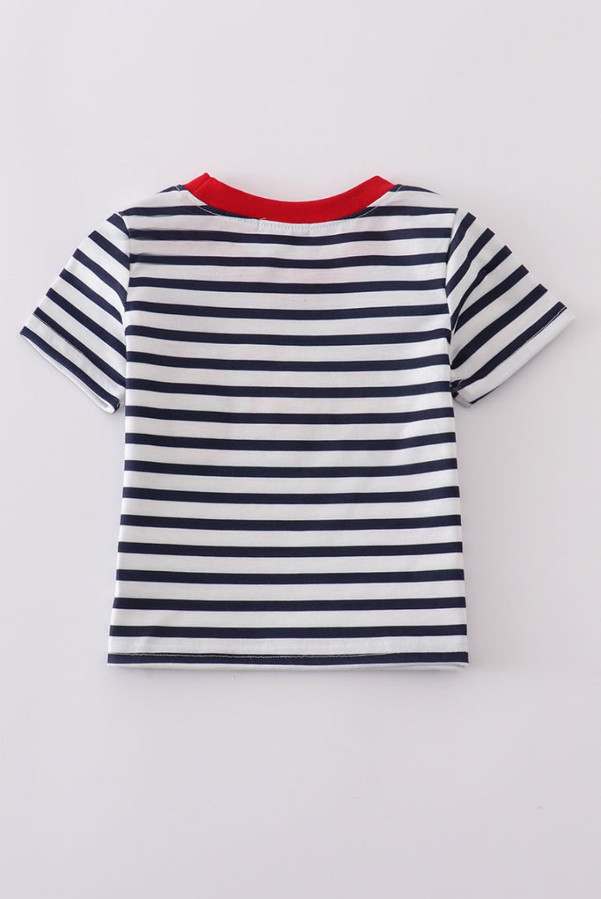 Blue Stripe Cake Embroidery Boy’s Top