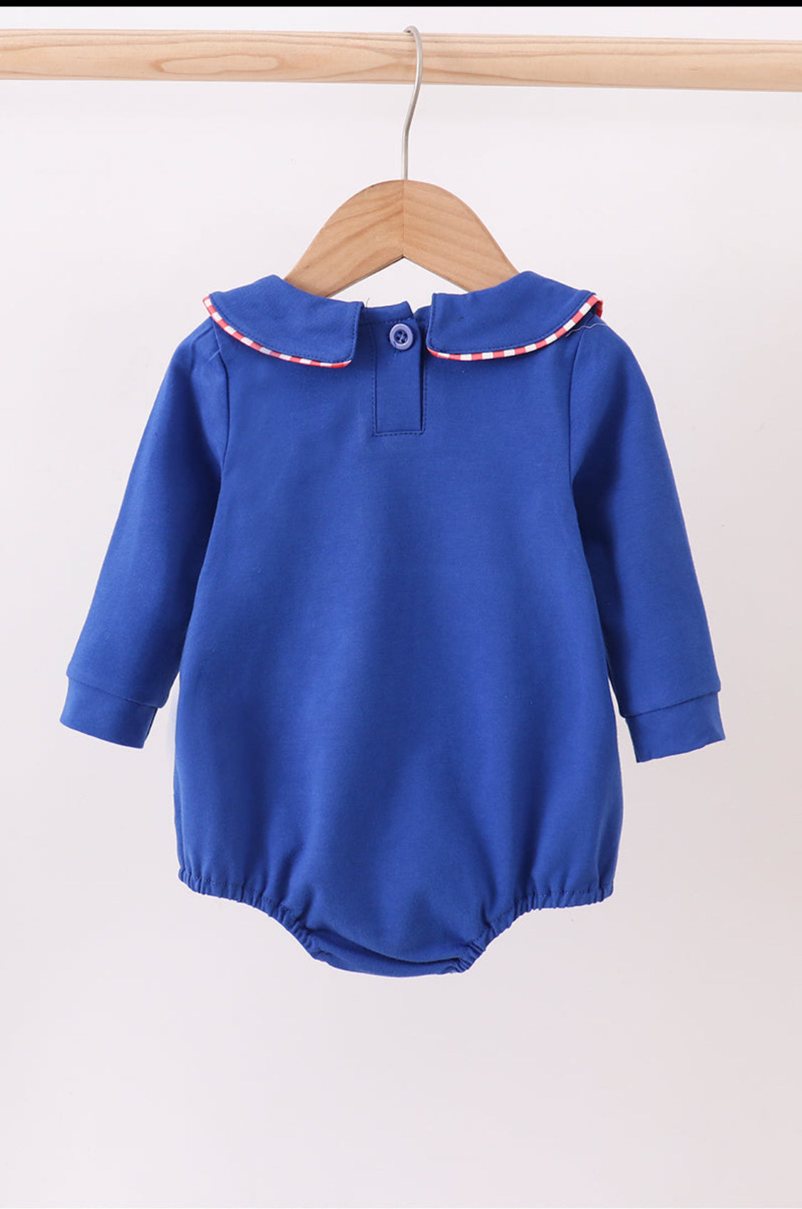 Blue Character Embroidery Bubble