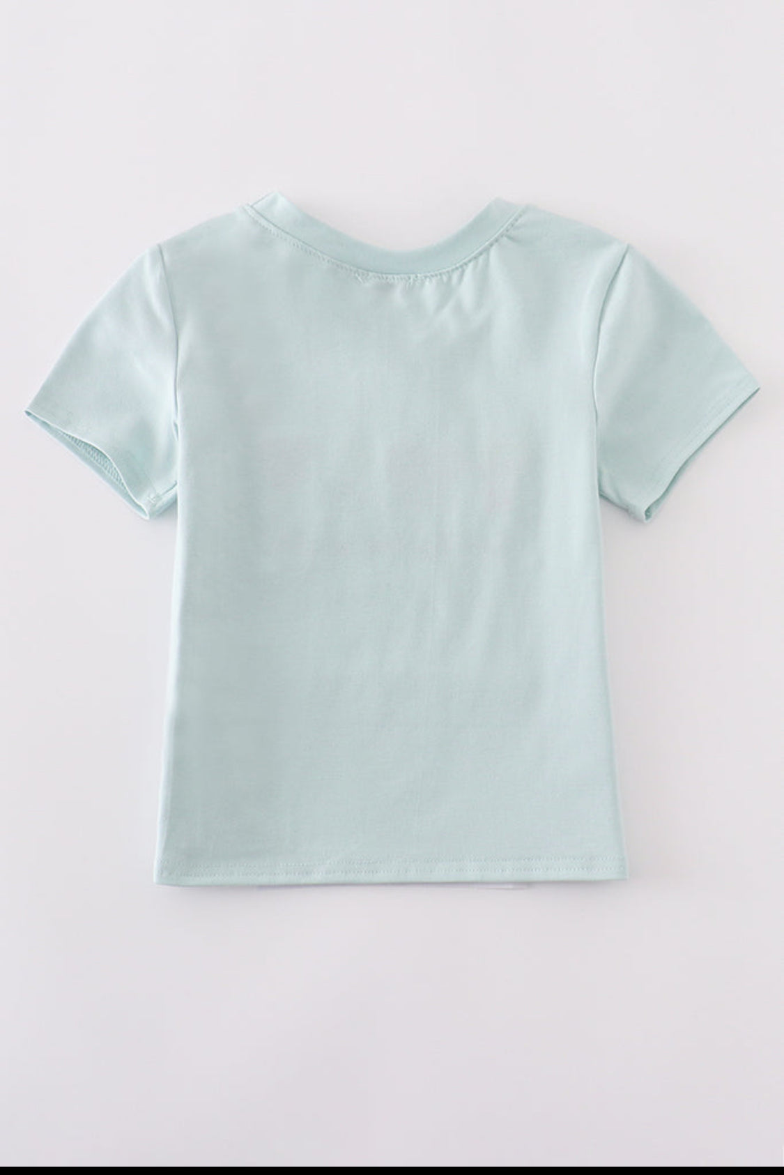 Blue Popcorn Cookies Ice Cream Embroidery Boy’s Top