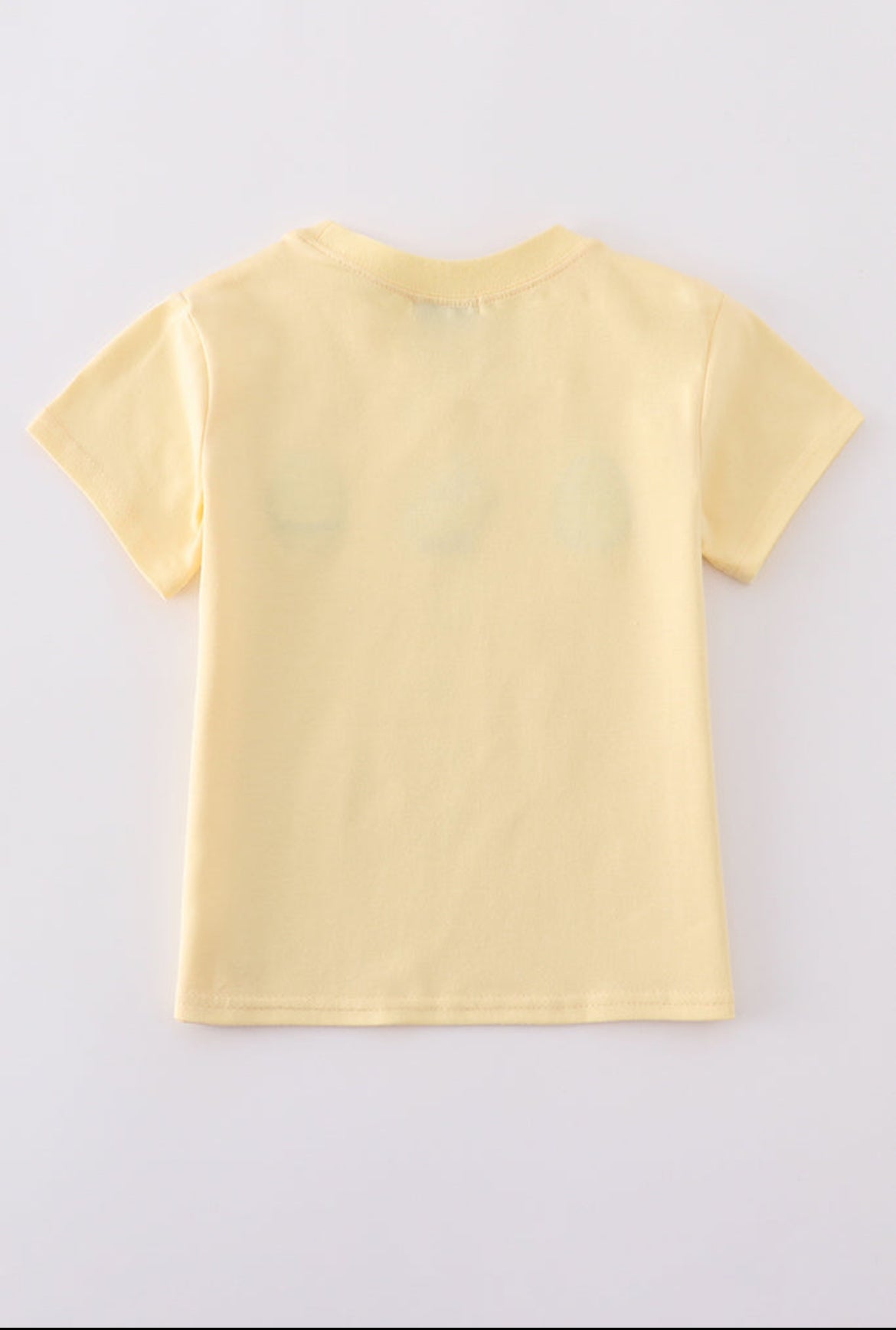 Boy’s Premium Mustard Bunny Egg Embroidered Shirt