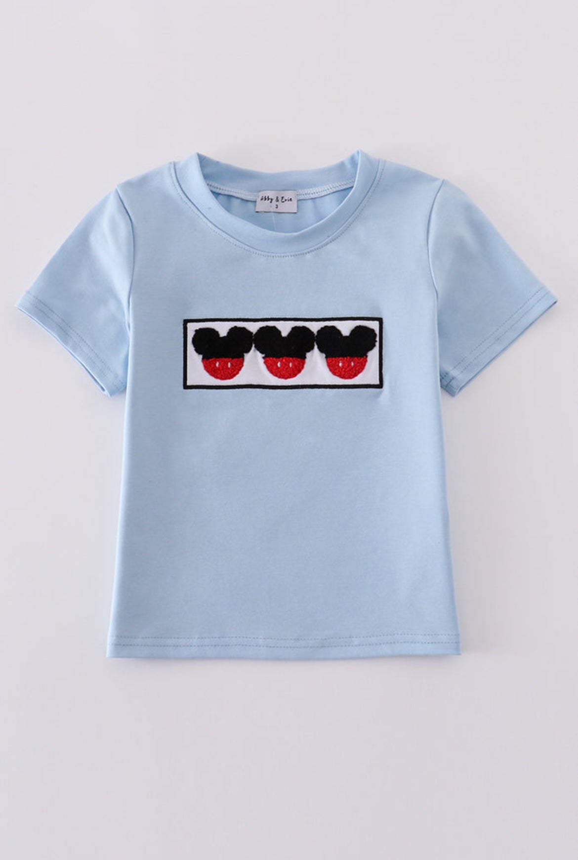 Boy’s Blue Character French Knot Shirt