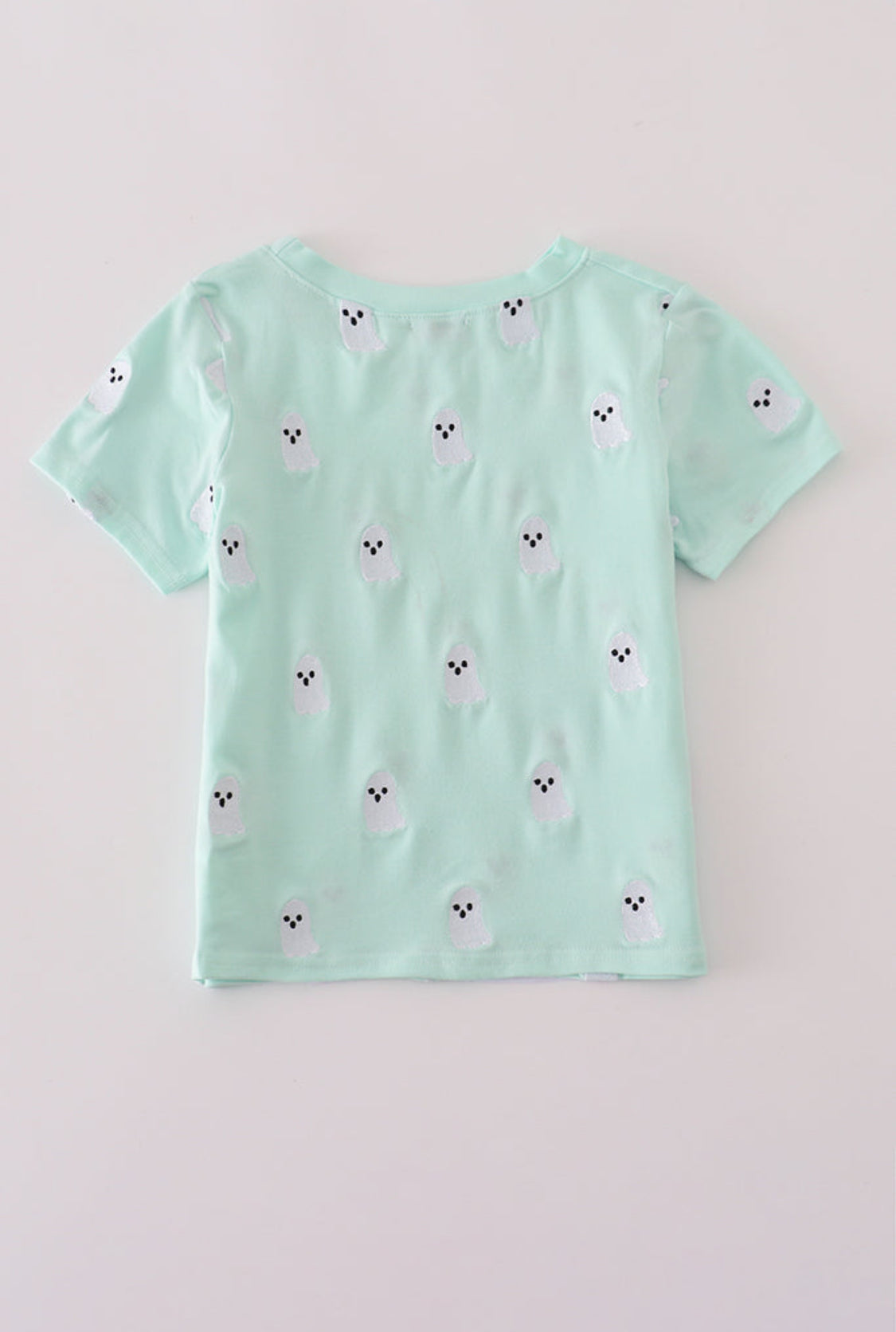 Green Ghost Embroidery Boy’s Top
