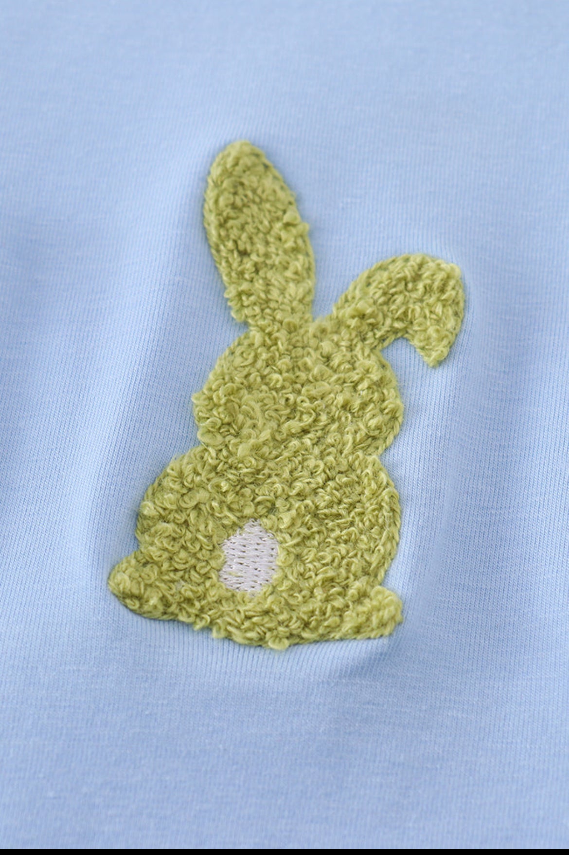 Boy’s Premium Blue Bunny Embroidered Shirt