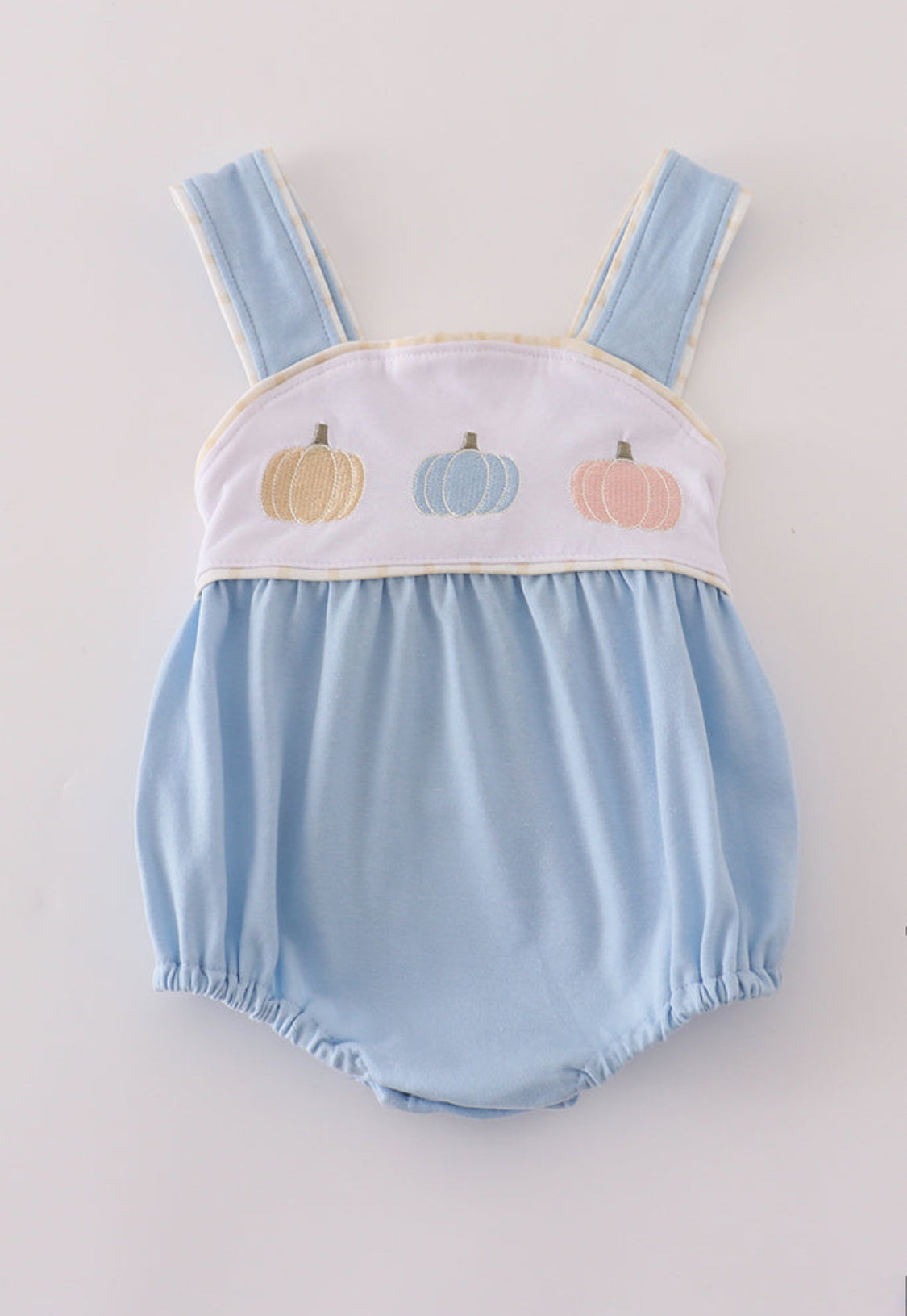 Blue Embroidery Unisex Bubble