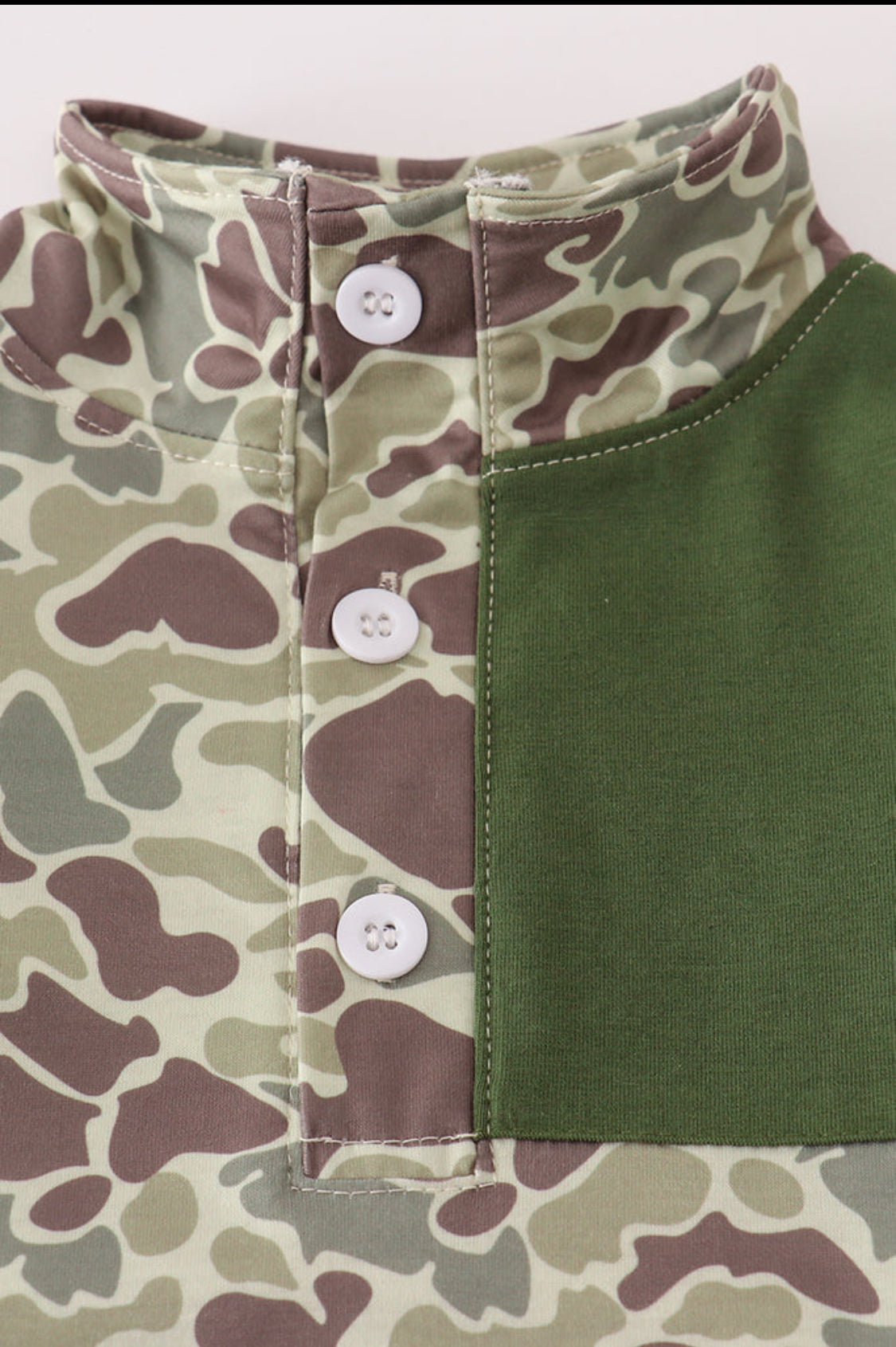Camouflage Print Boy’s Pants Set