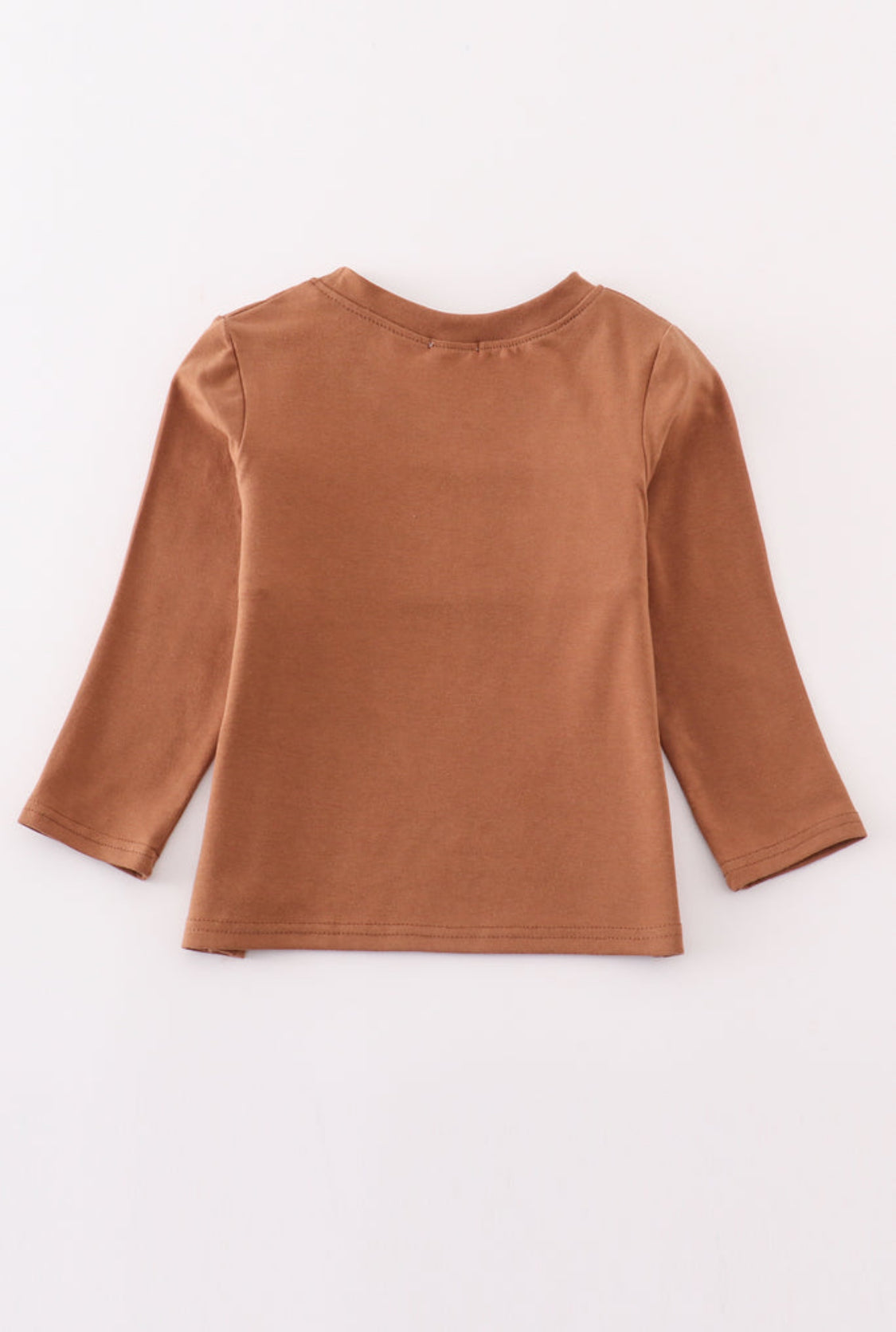 Brown Dot Smocked Western Embroidery Boy’s Top