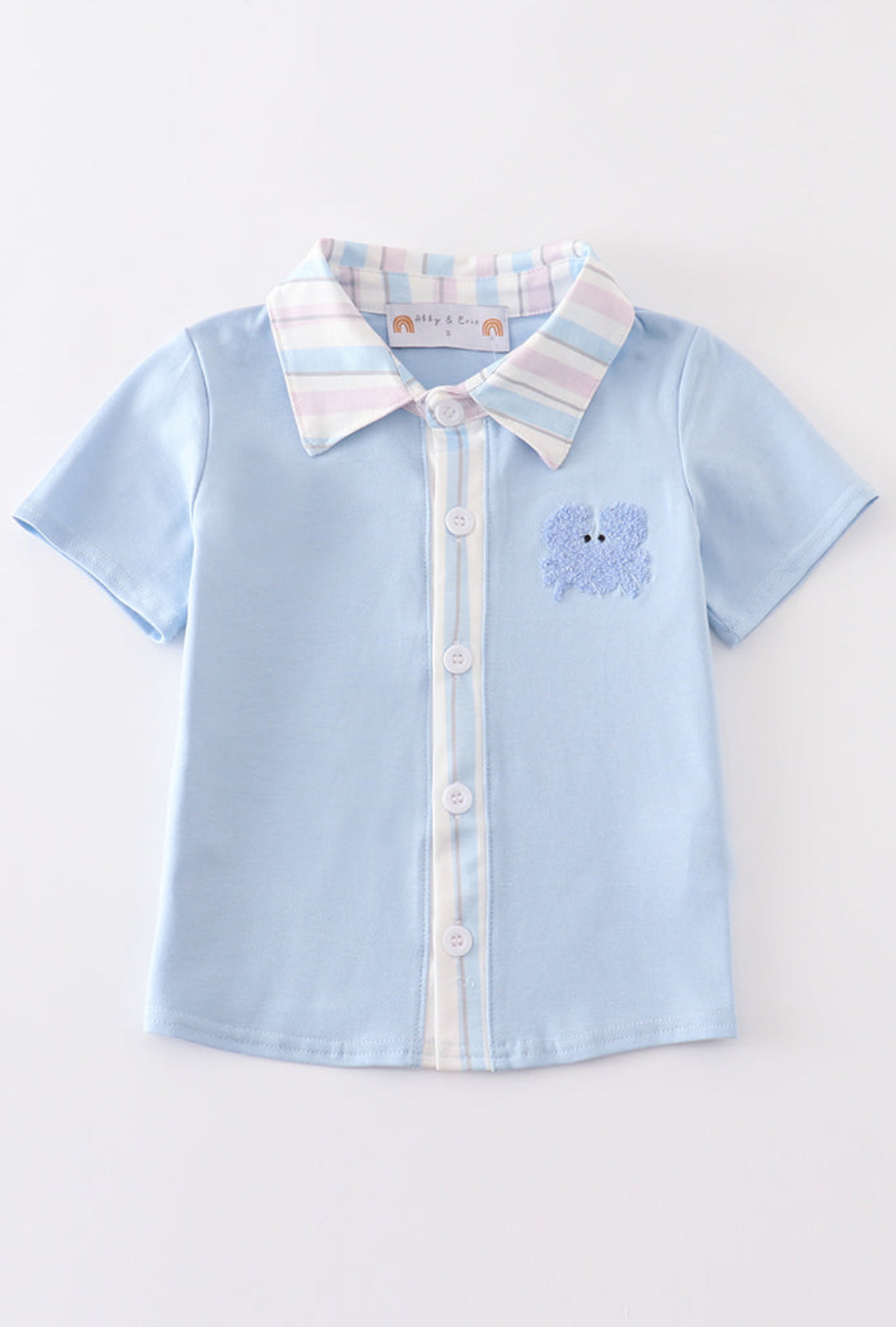 Crab French Knot Boy Shirt