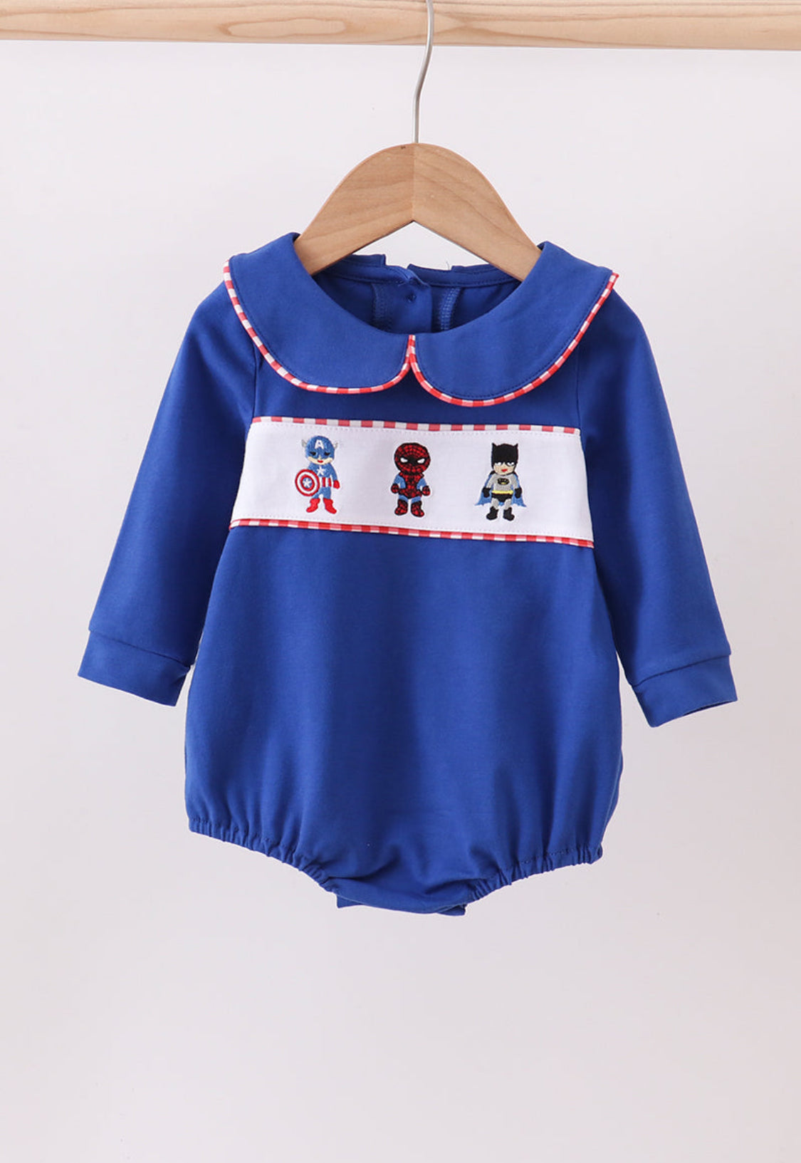 Blue Character Embroidery Bubble